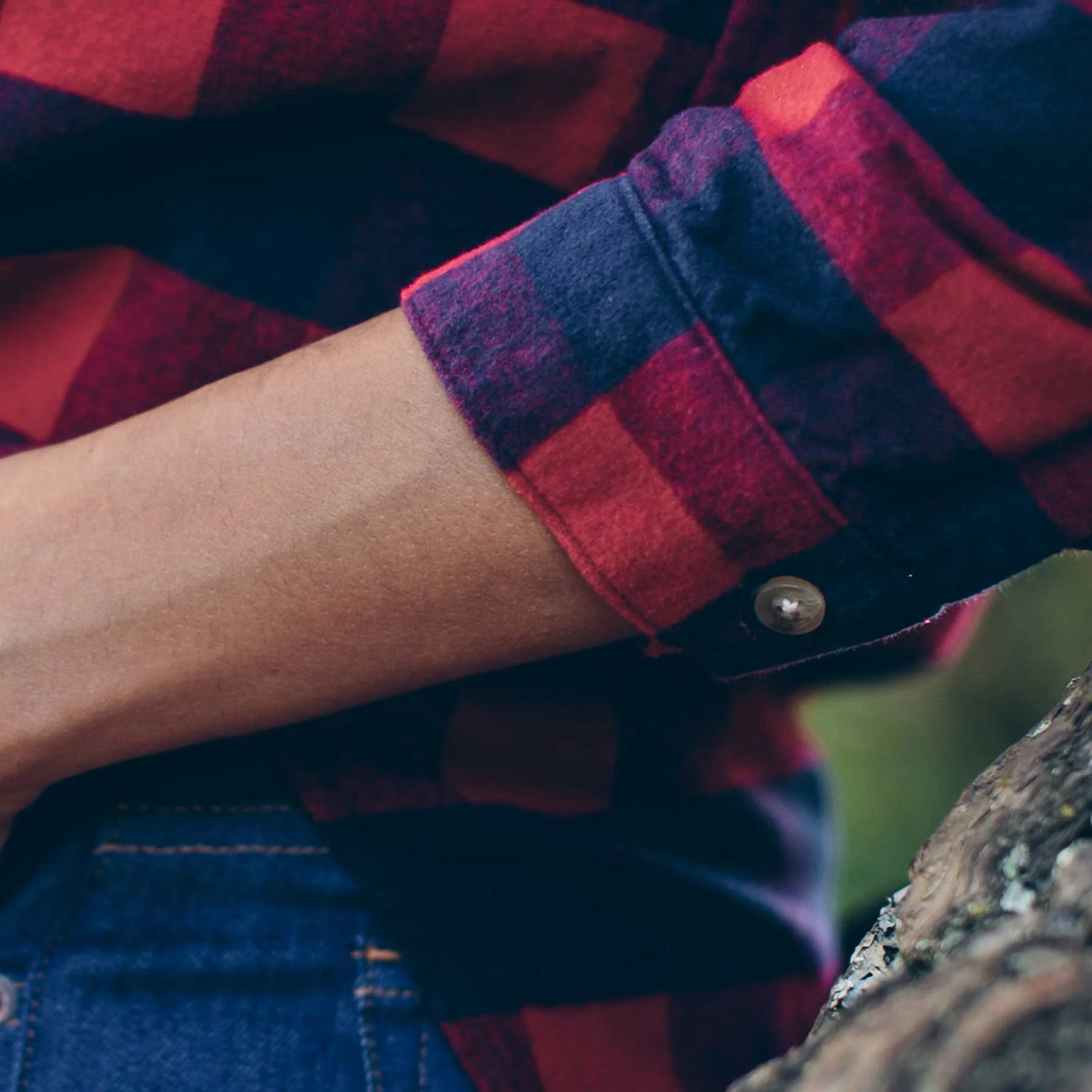 The Whitney Popover in Red Buffalo Plaid - Image 3