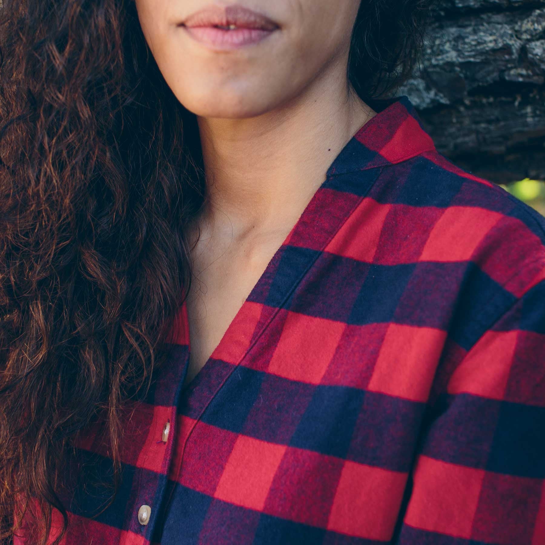 The Whitney Popover in Red Buffalo Plaid - Image 4