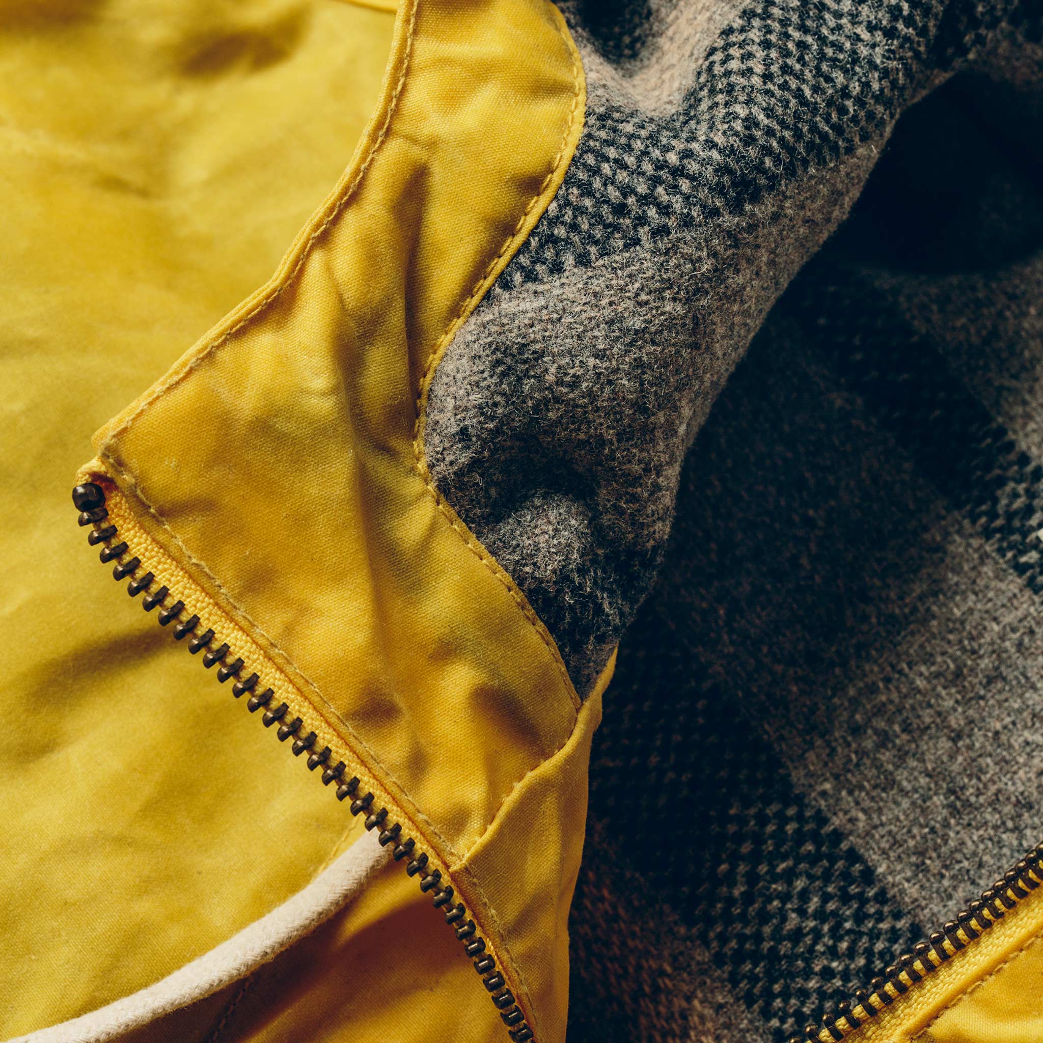 The Winslow Parka in Mustard Waxed Canvas - Image 10
