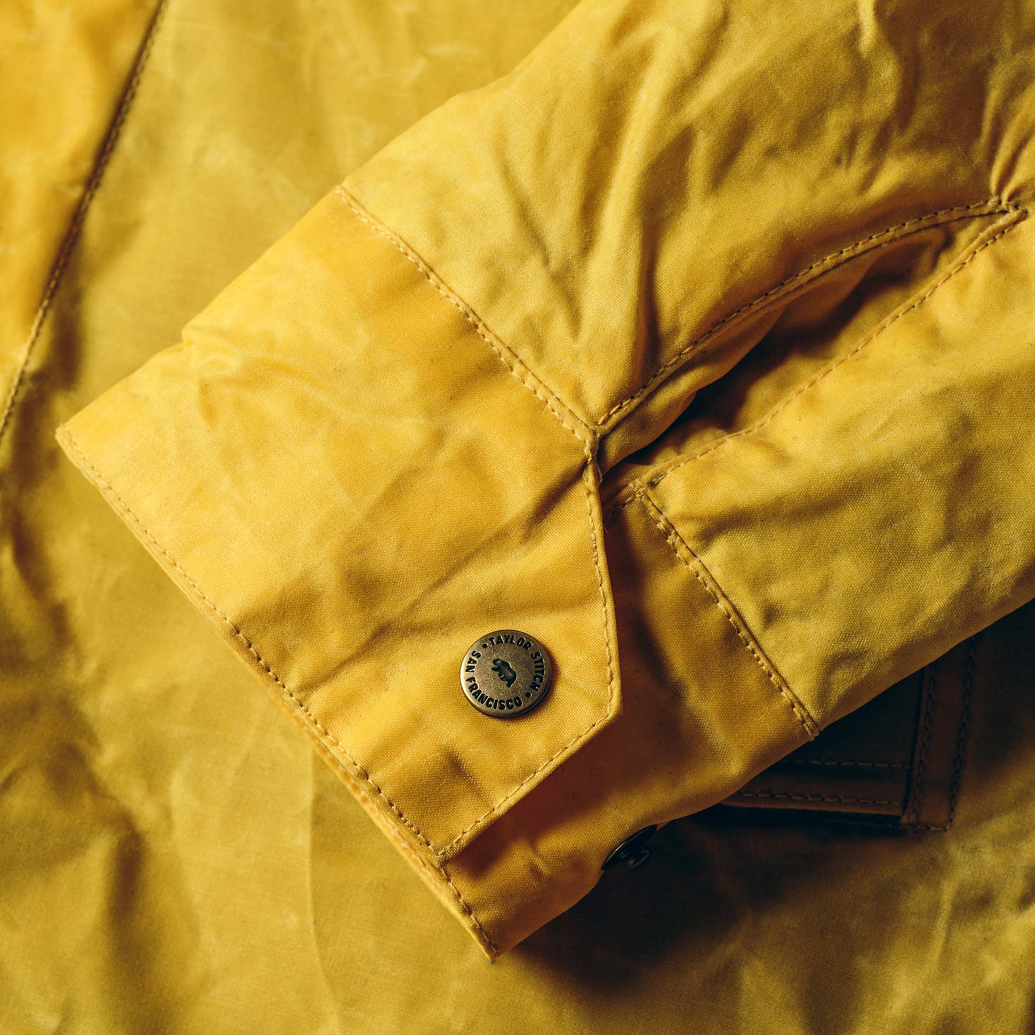 The Winslow Parka in Mustard Waxed Canvas - Image 11