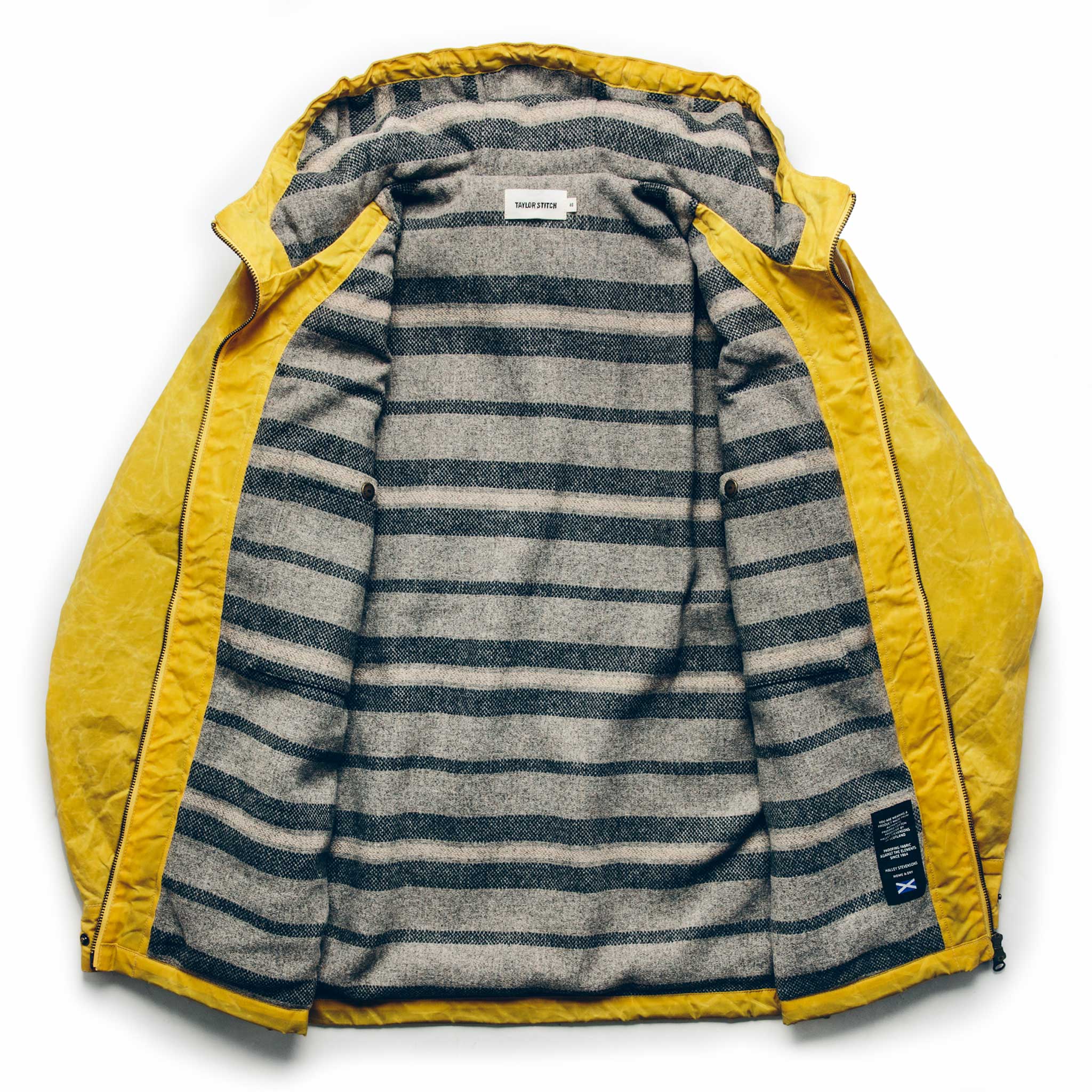 The Winslow Parka in Mustard Waxed Canvas - Image 13