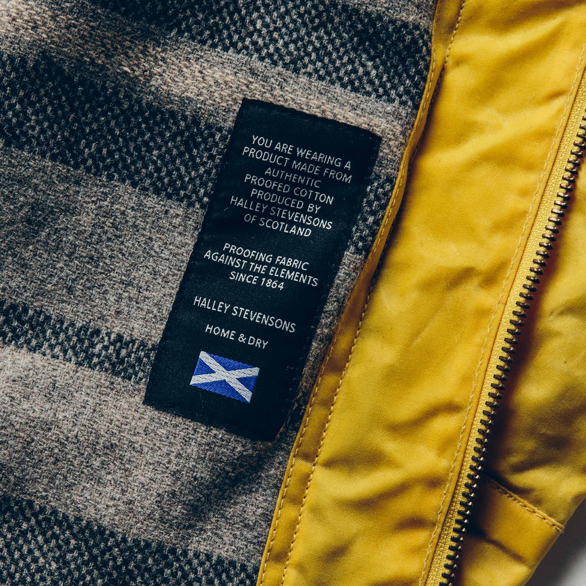 The Winslow Parka in Mustard Waxed Canvas - Image 6