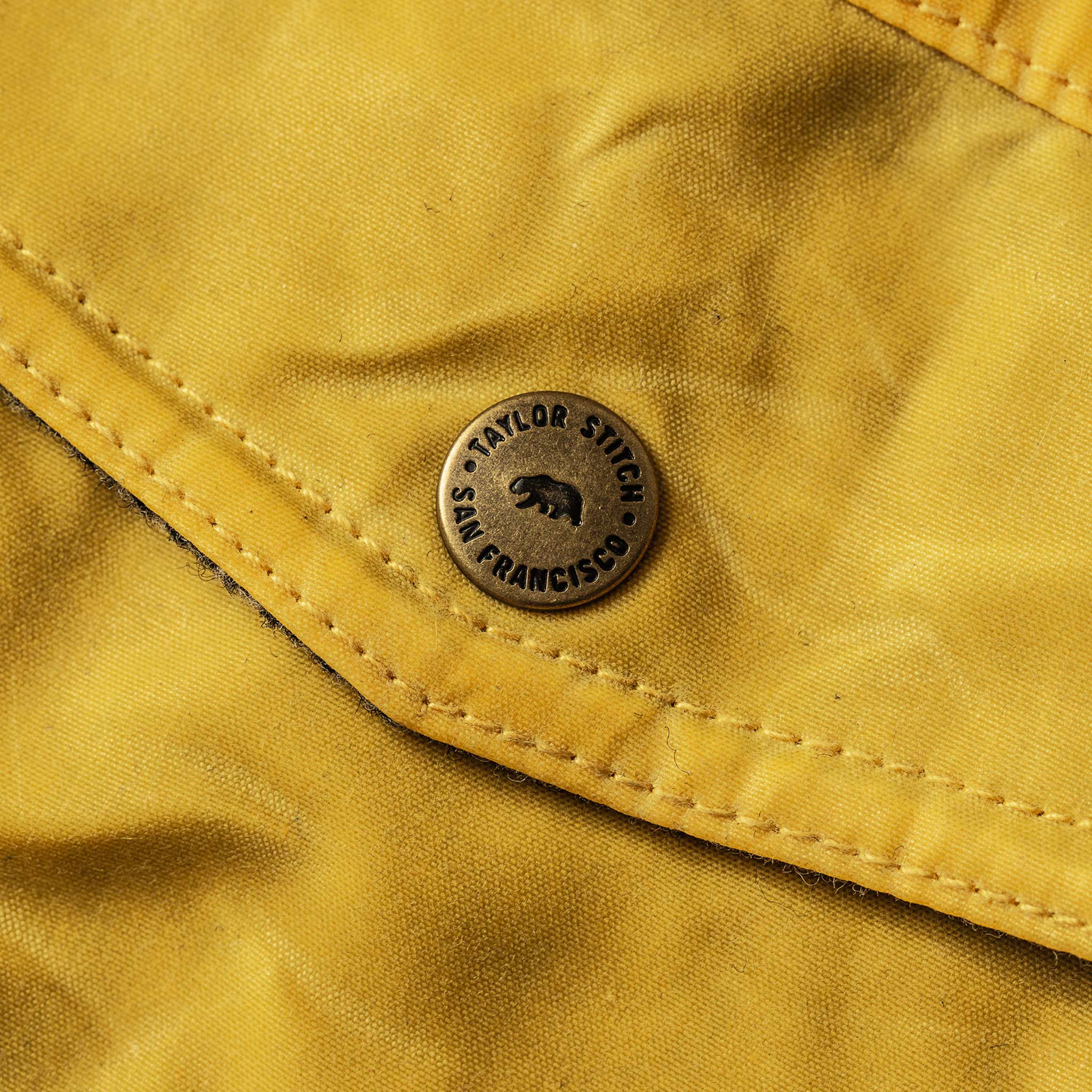 The Winslow Parka in Mustard Waxed Canvas - Image 9