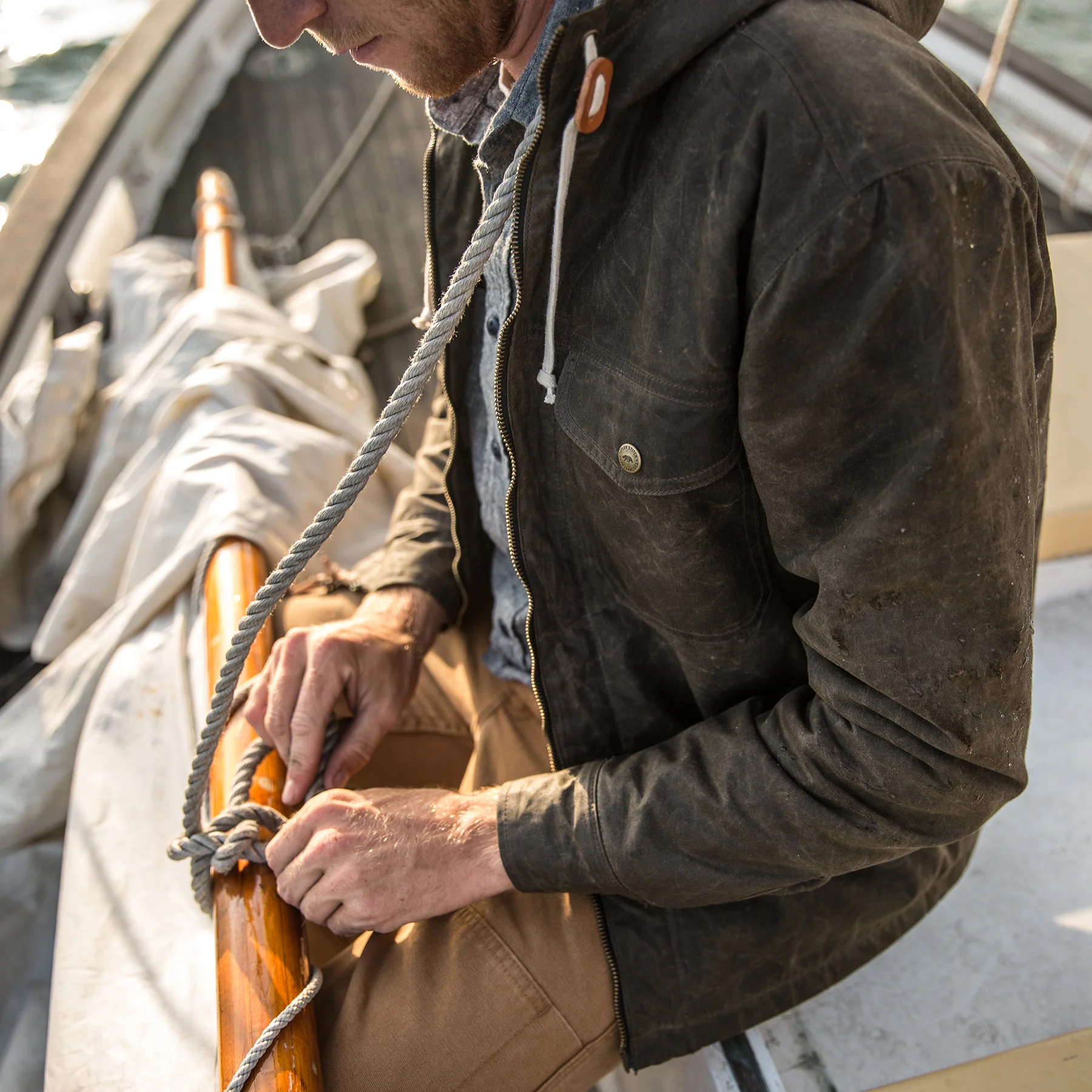 The Winslow Parka in Olive - Image 5