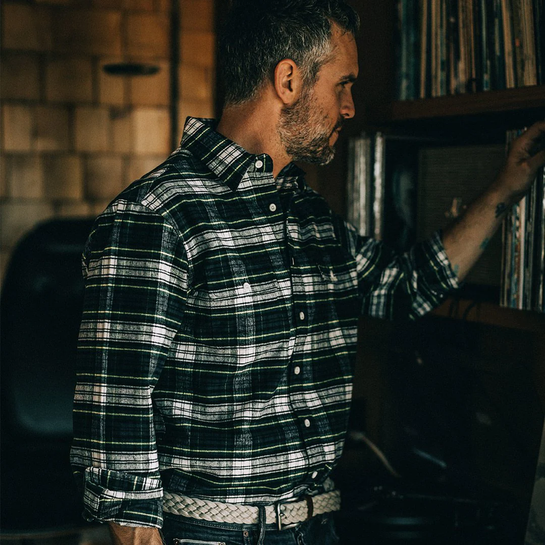 The Yosemite Shirt in Blue Tartan - Image 4