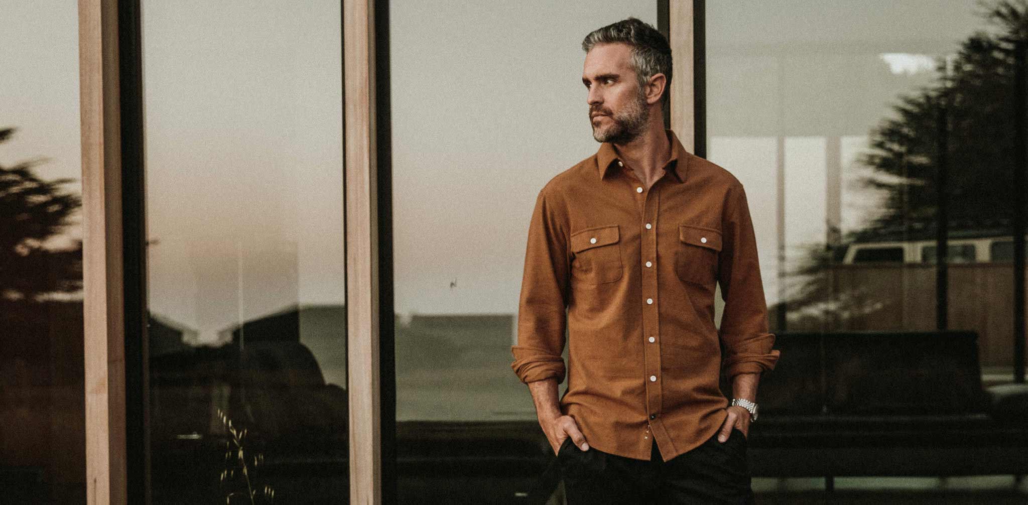 The Yosemite Shirt in British Khaki - Image 10