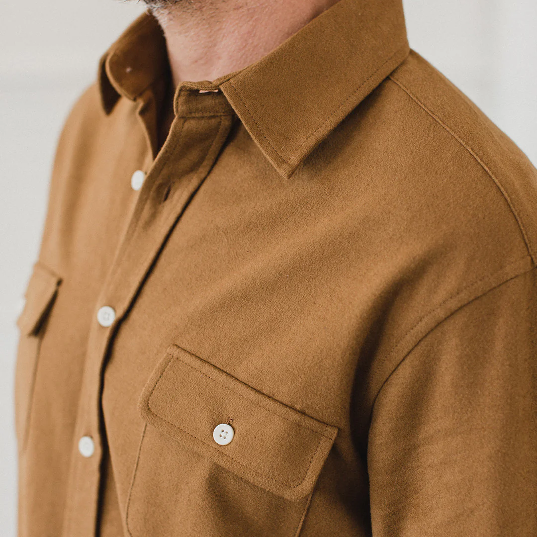 The Yosemite Shirt in British Khaki - Image 9