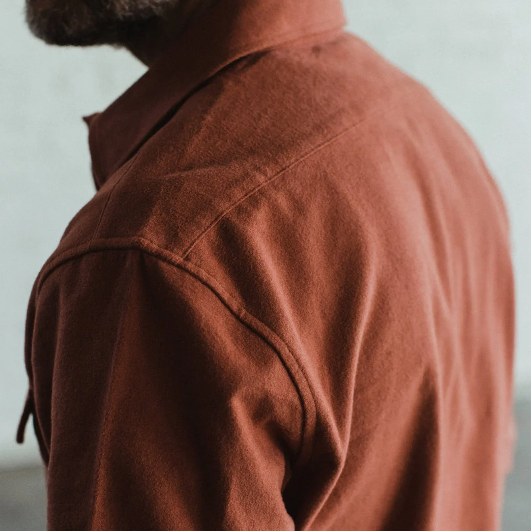 The Yosemite Shirt in Dusty Red - Image 6