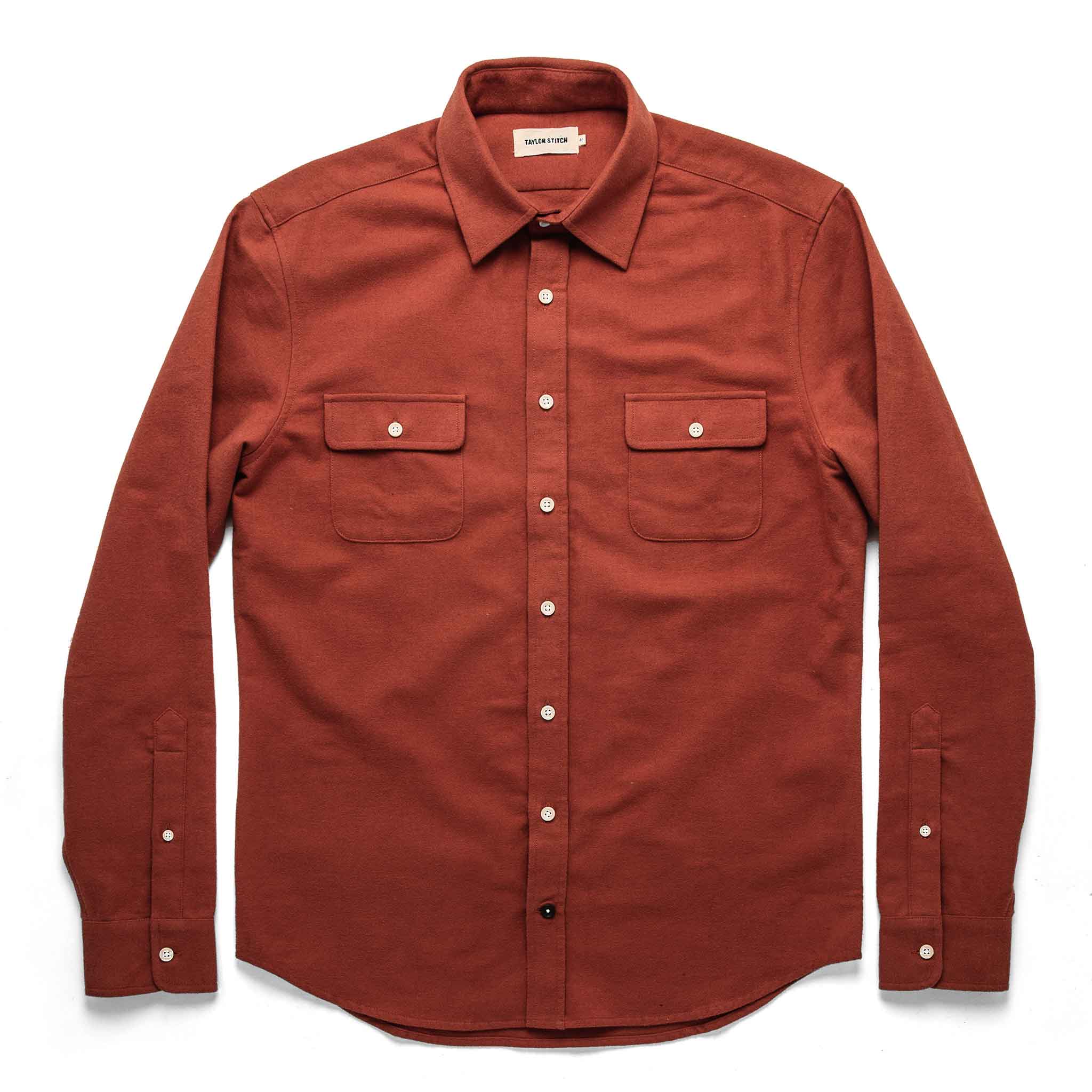 The Yosemite Shirt in Dusty Red - Image 8