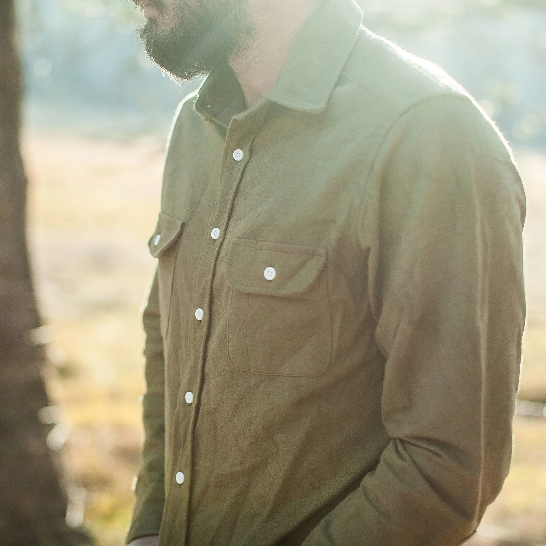 The Yosemite Shirt in Olive Drab - Image 2