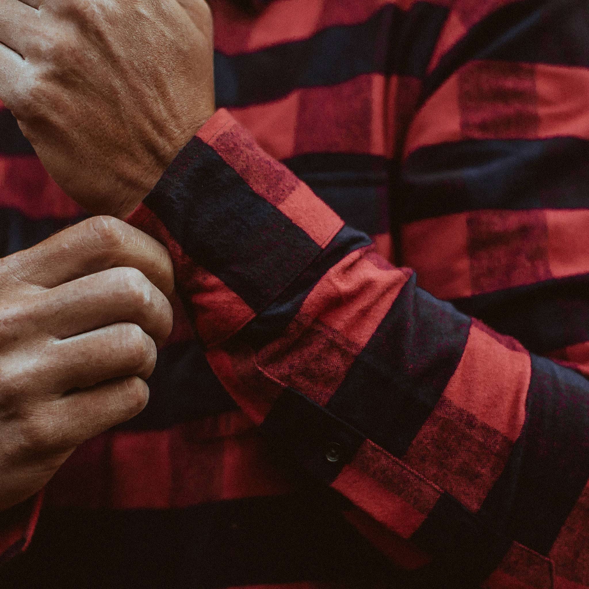 The Yosemite Shirt in Red Buffalo Plaid - Image 3