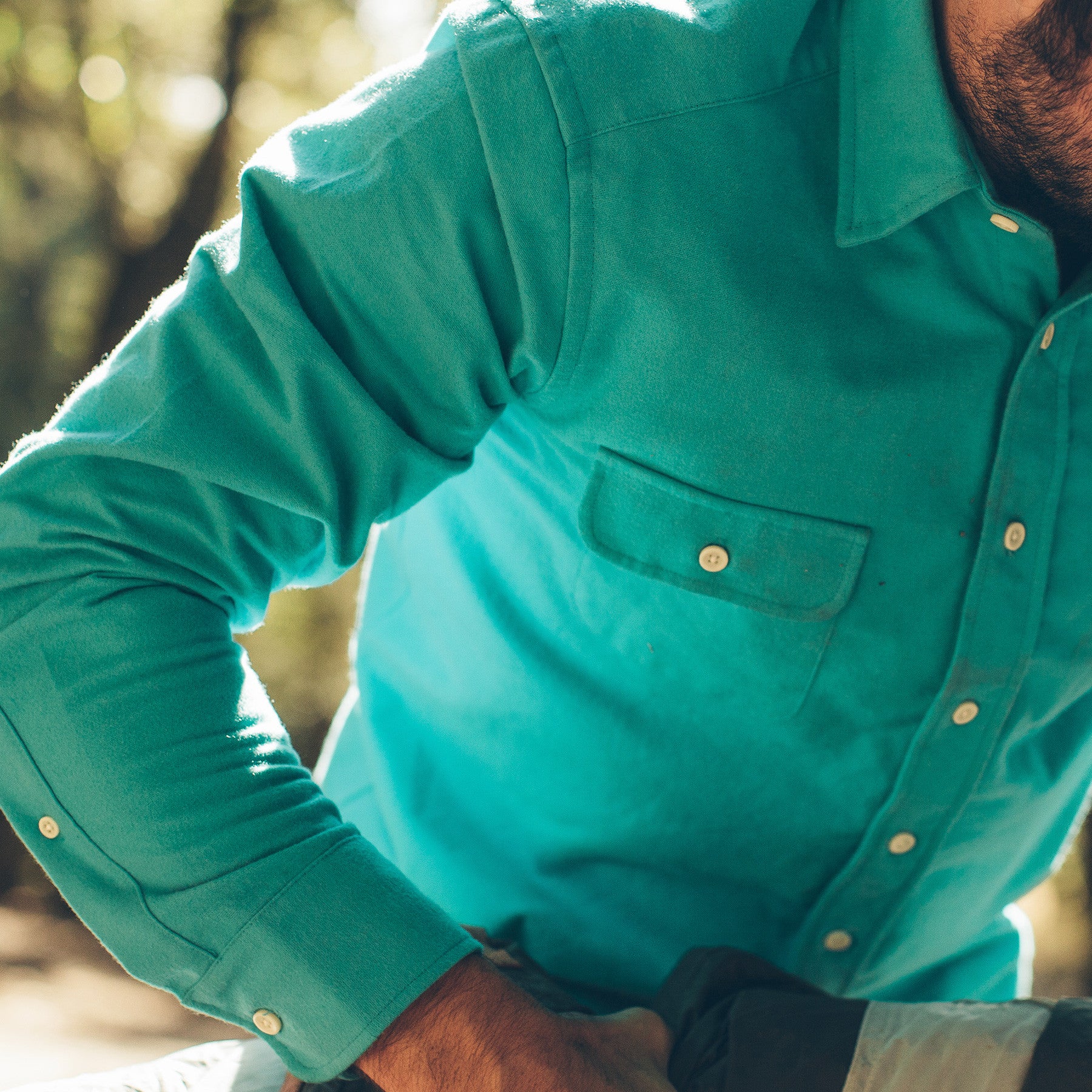 The Yosemite Shirt in Turquoise - Image 2