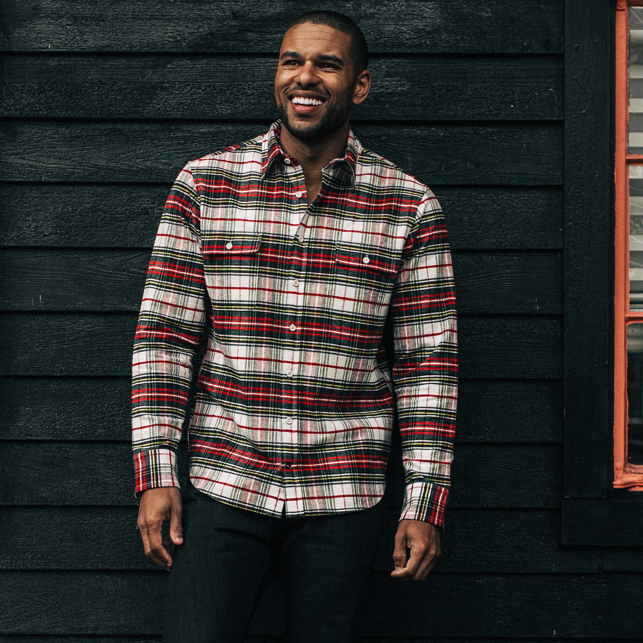 The Yosemite Shirt in White Tartan - Image 2