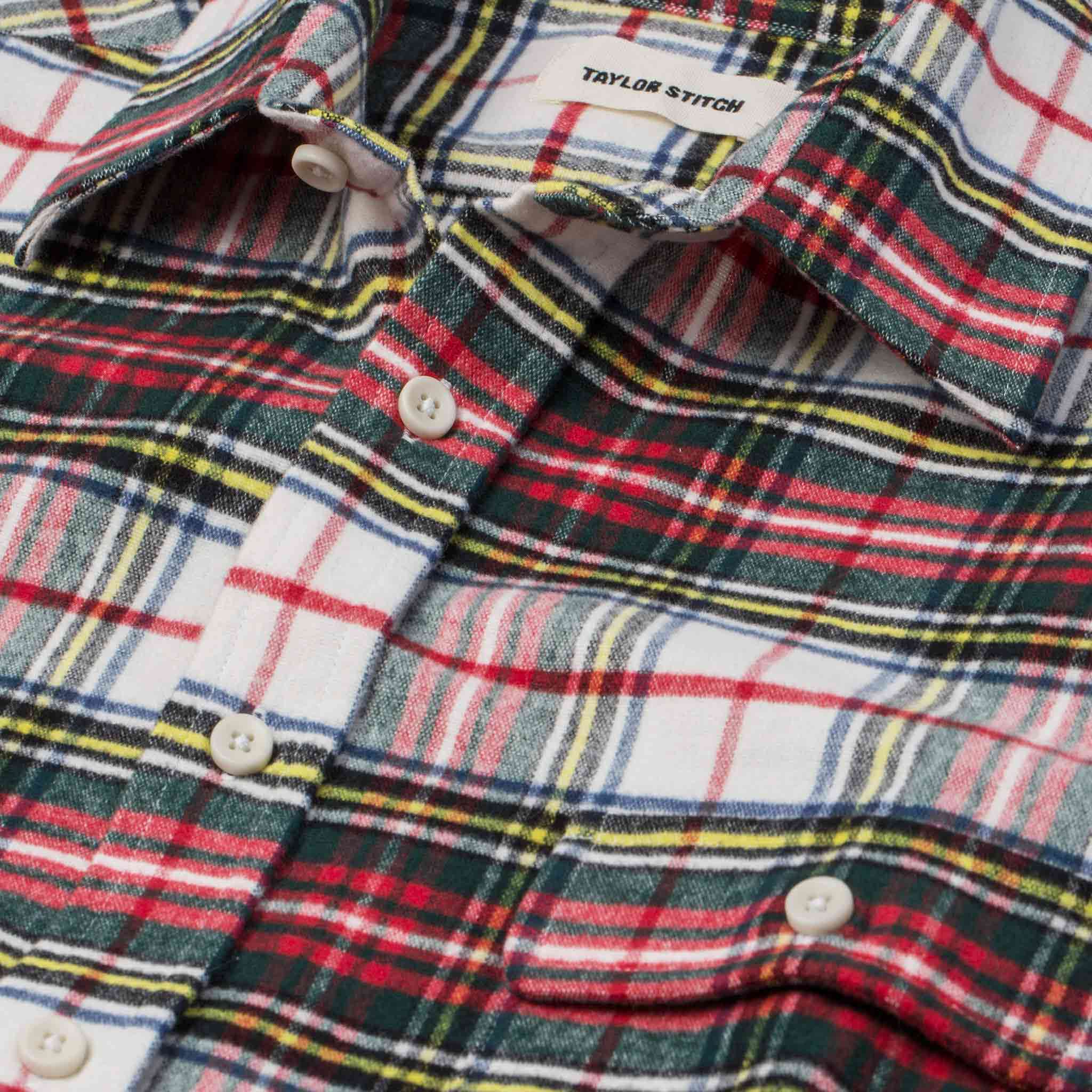 The Yosemite Shirt in White Tartan - Image 7