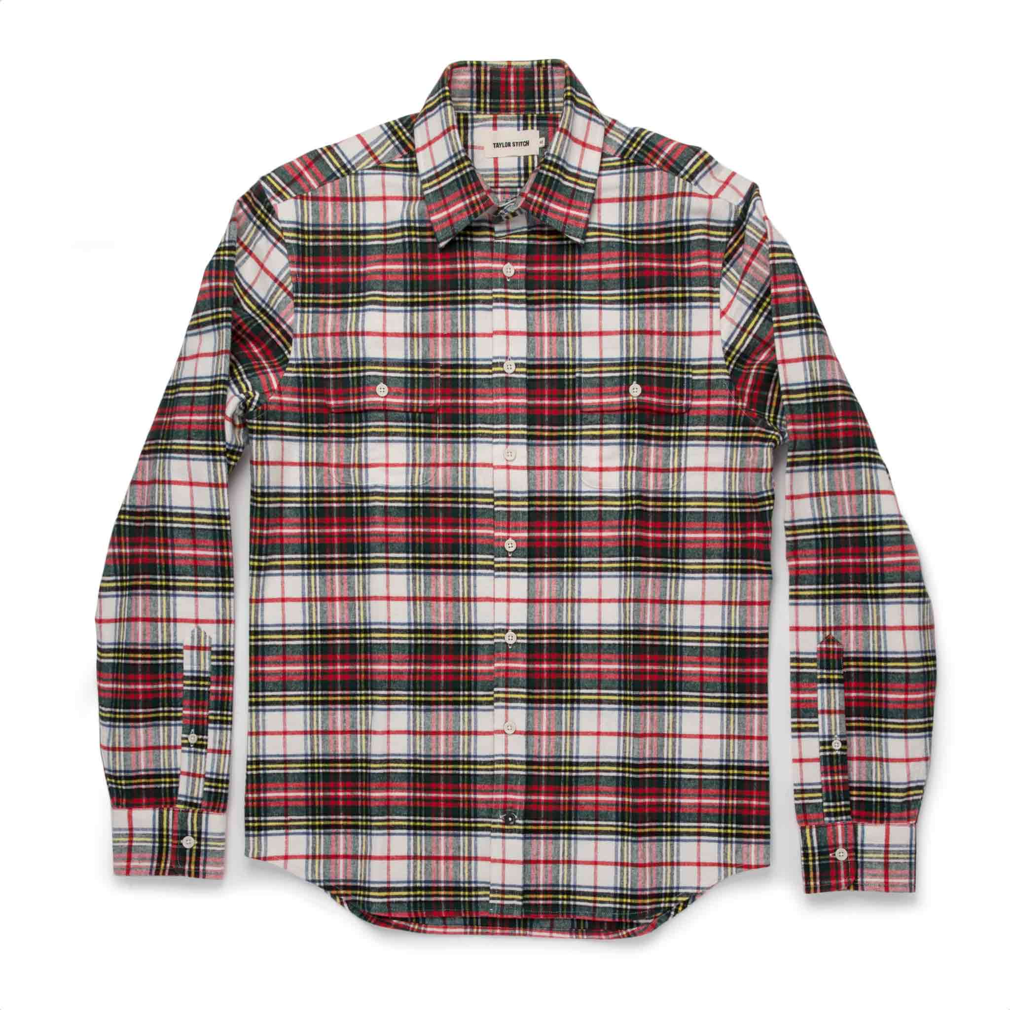 The Yosemite Shirt in White Tartan - Image 8
