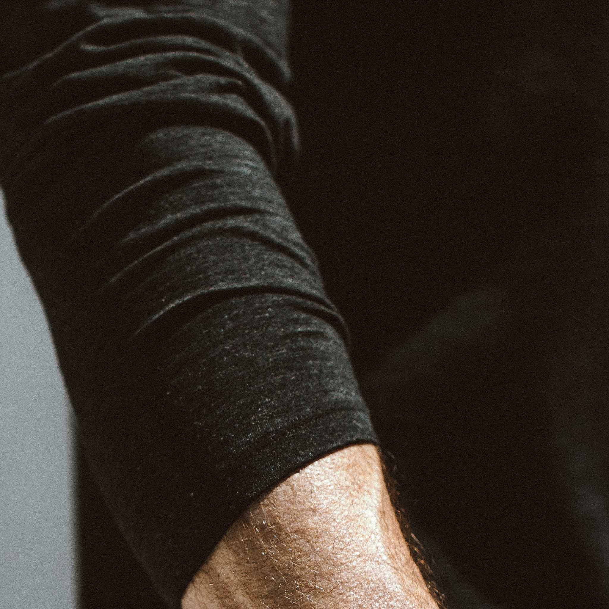The Zaha Henley in Heather Black - Image 5