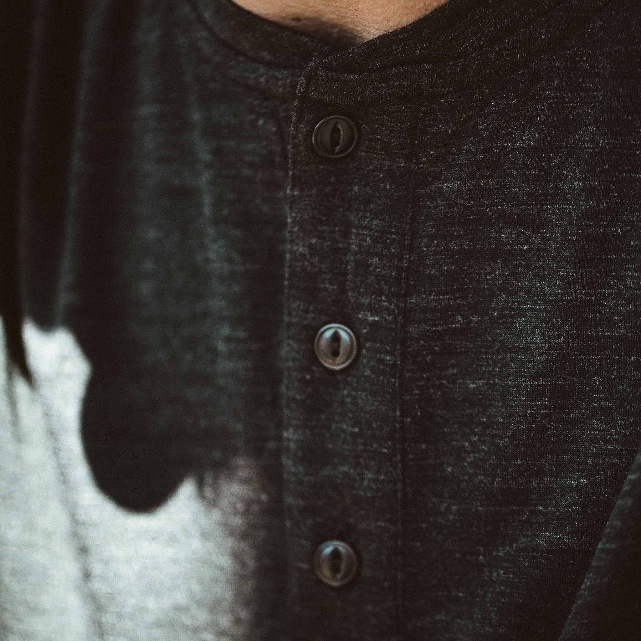 The Zaha Henley in Heather Black - Image 6