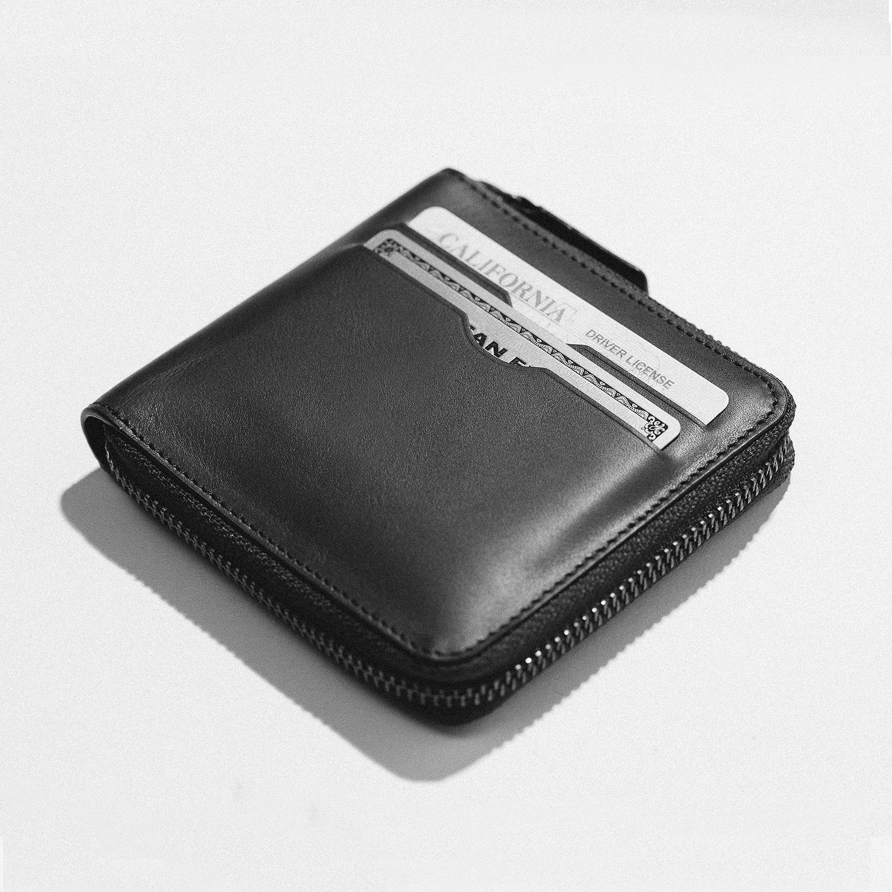 The Zip Wallet in Brown - Image 3