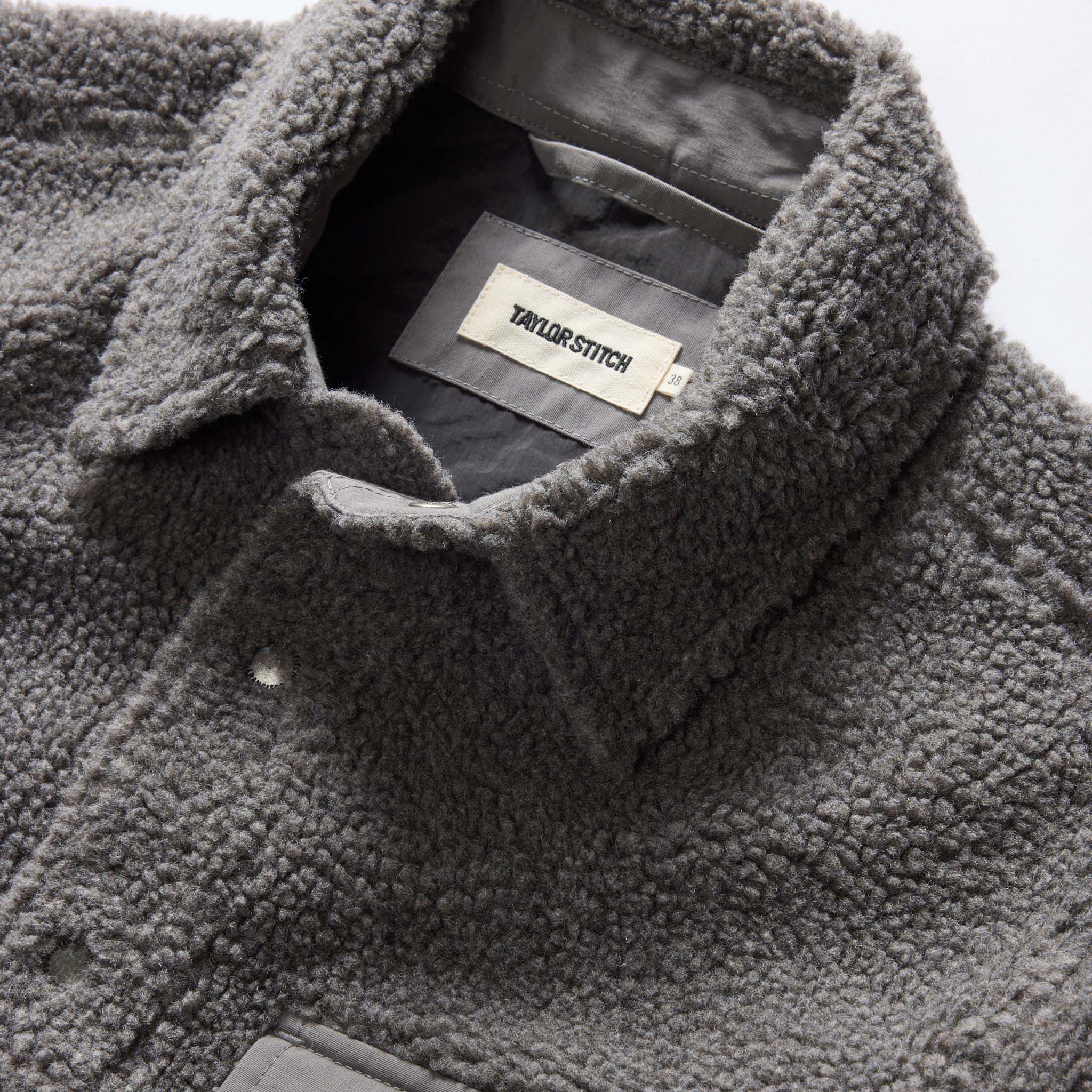 The Timberline Jacket in Greystone Fleece - Image 8
