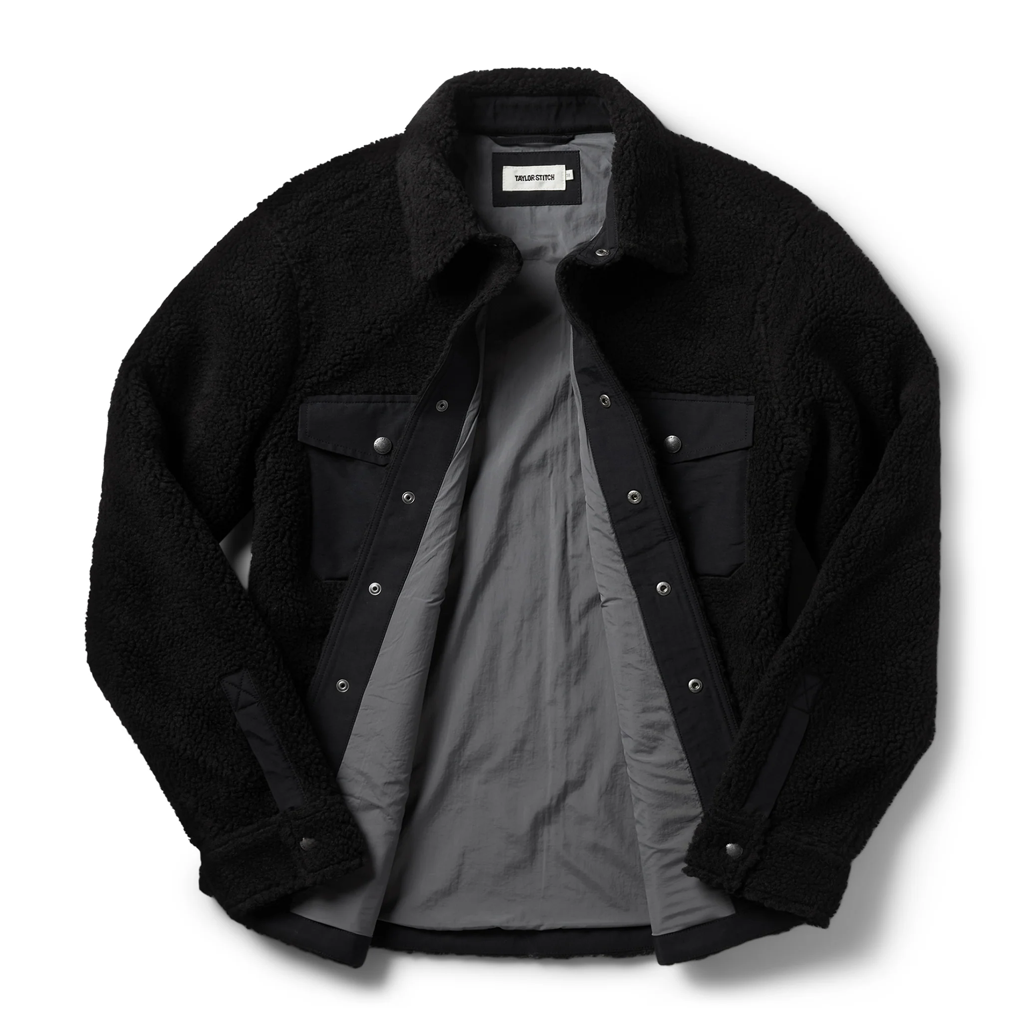 The Timberline Jacket in Onyx Sherpa - Image 5