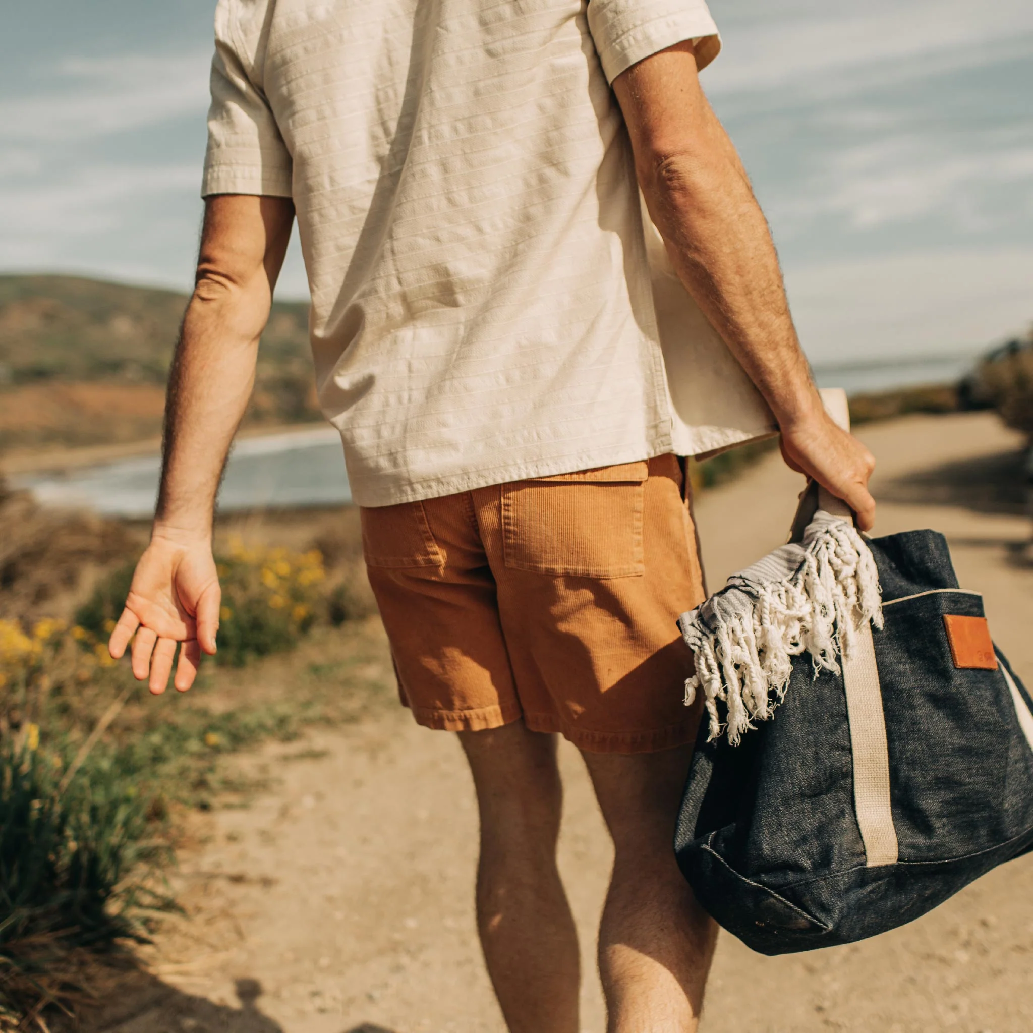 The Trail Short in Apricot Micro Cord - Image 5