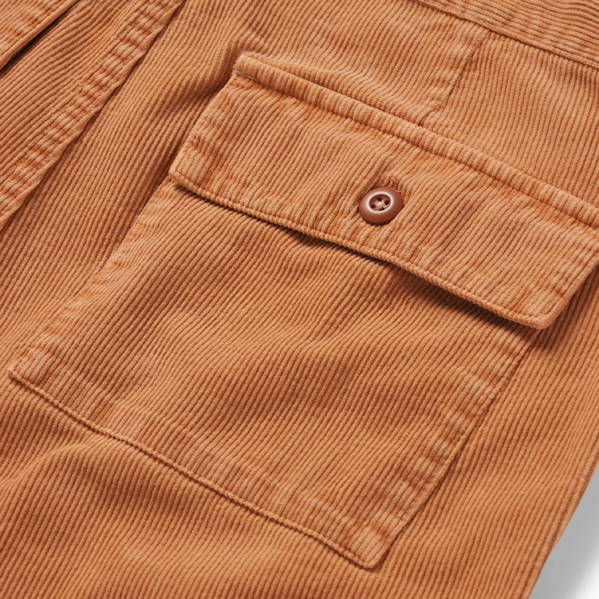 The Trail Short in Apricot Micro Cord - Image 7