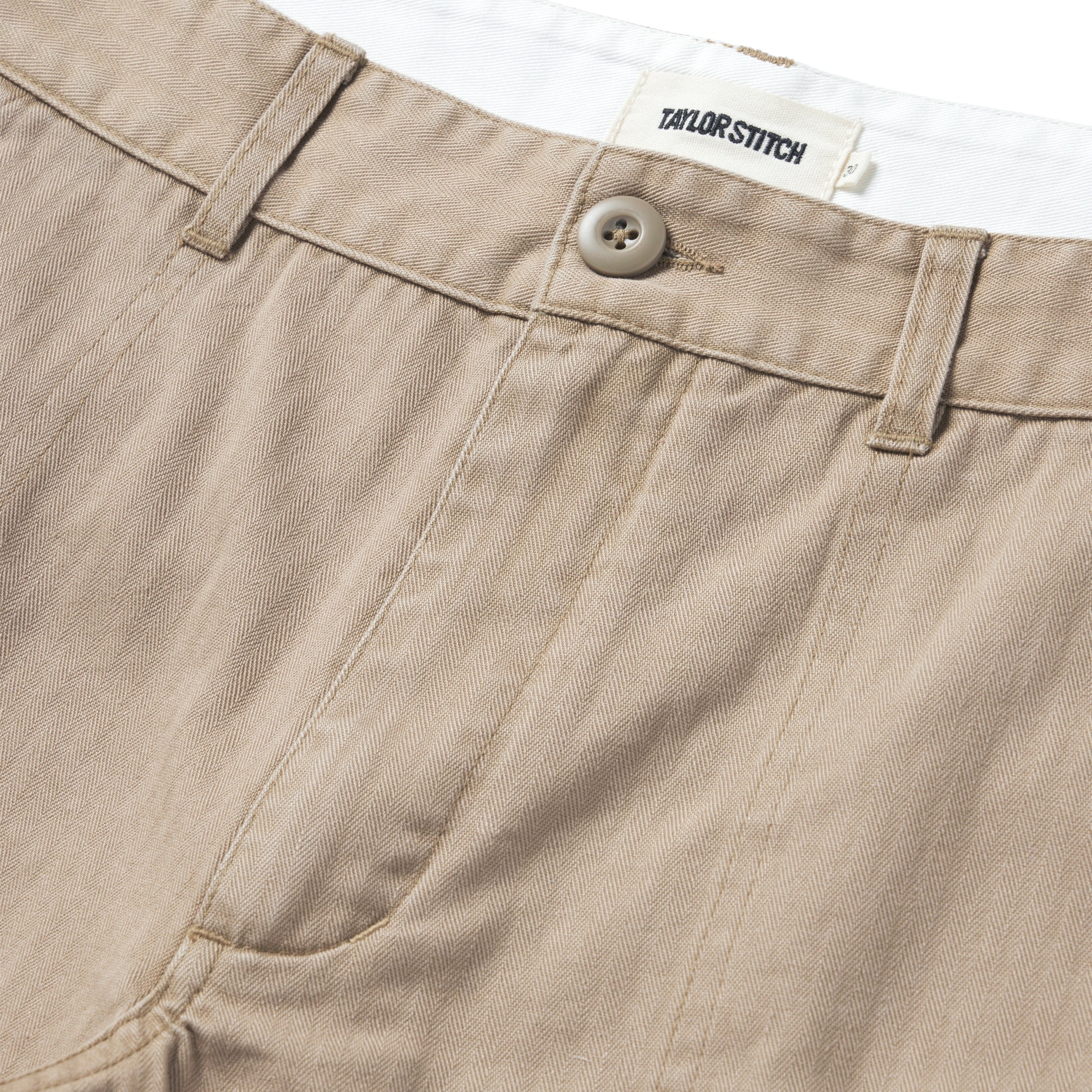 The Trail Short in Khaki Herringbone - Image 6