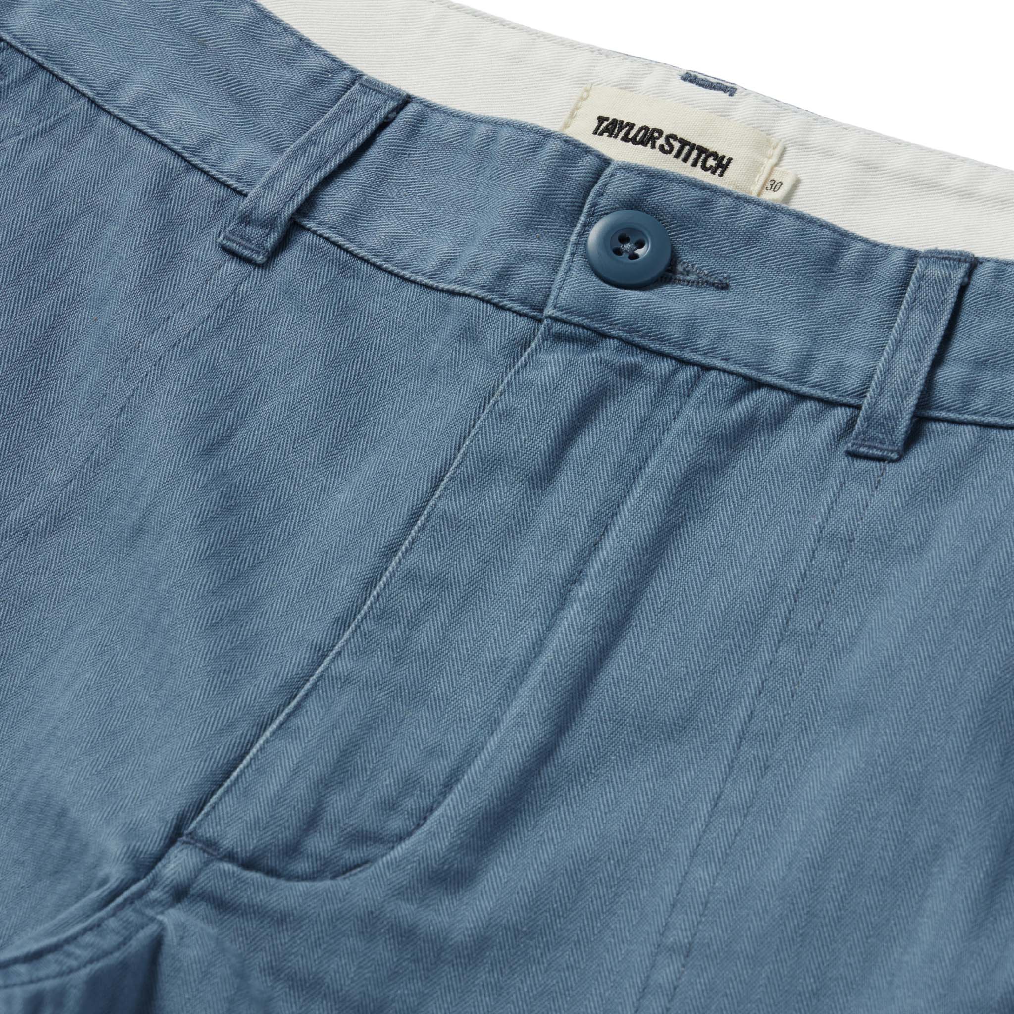 The Trail Short in Ocean Herringbone - Image 6