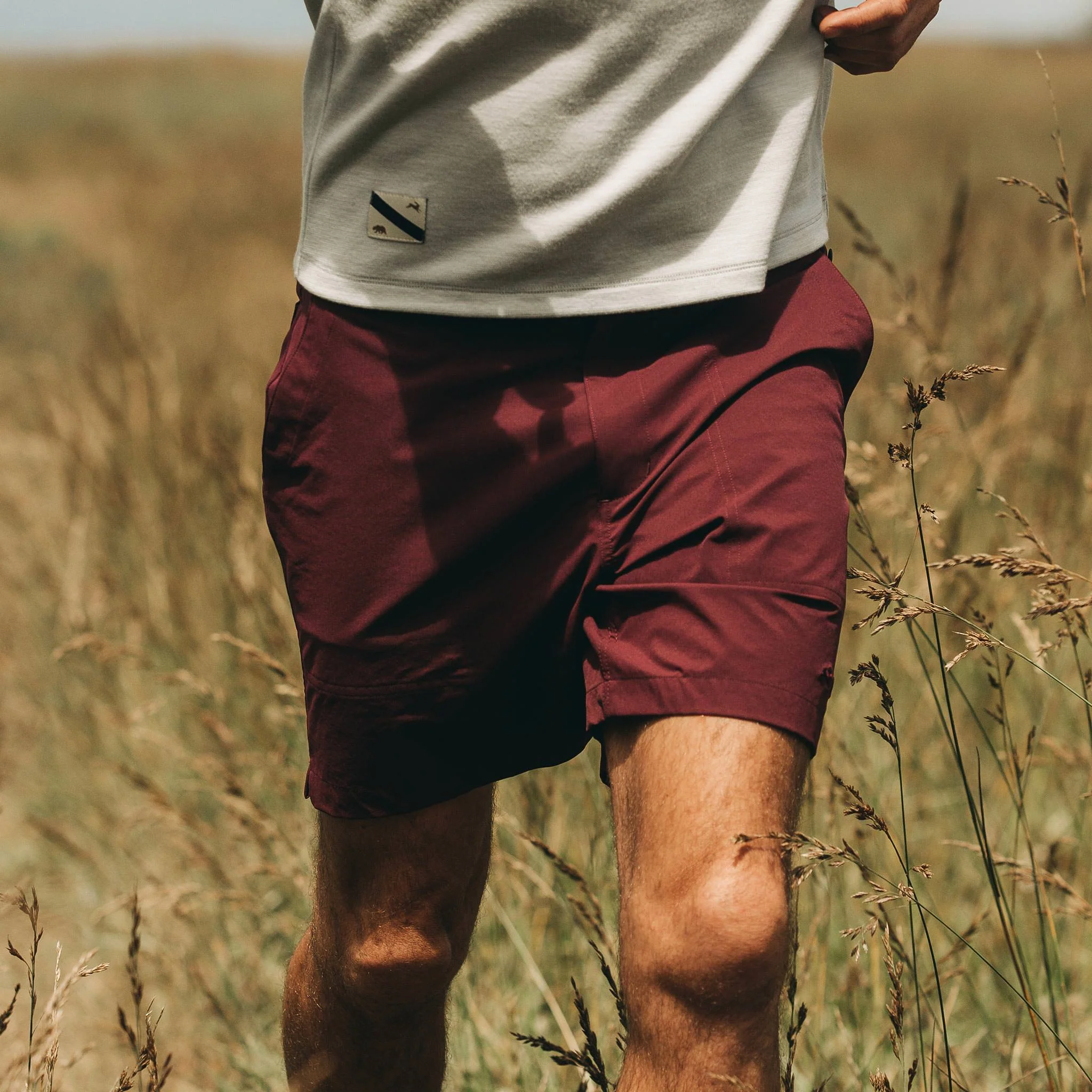 The Traverse Short in Wine - Image 3