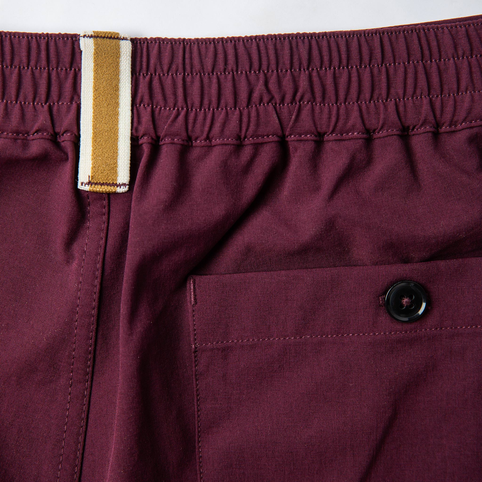 The Traverse Short in Wine - Image 9
