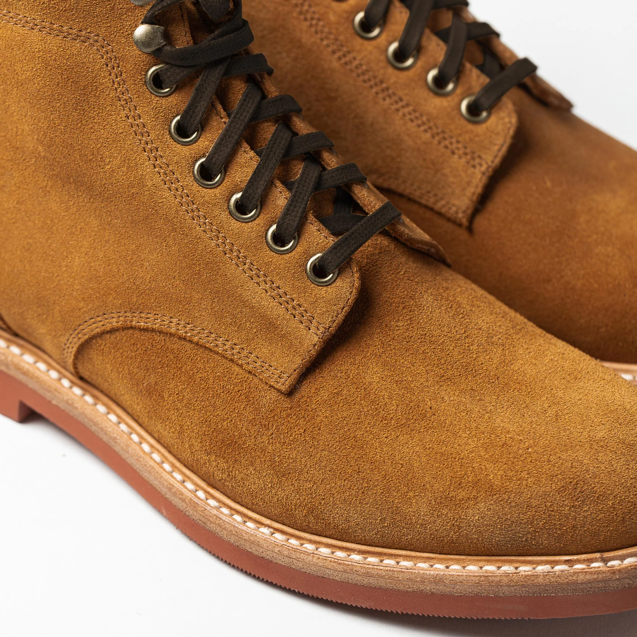 The Trench Boot in Butterscotch Weatherproof Suede - Image 5