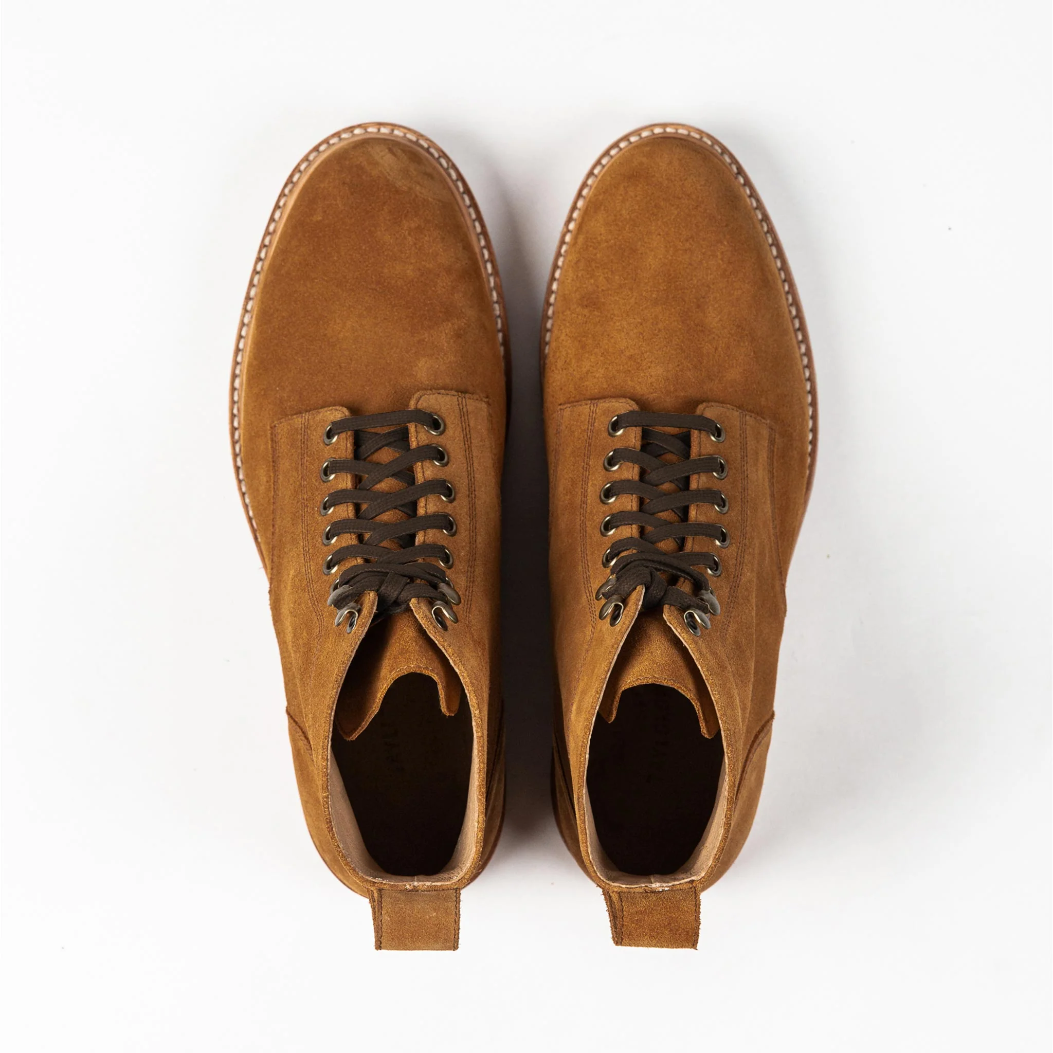 The Trench Boot in Butterscotch Weatherproof Suede - Image 8
