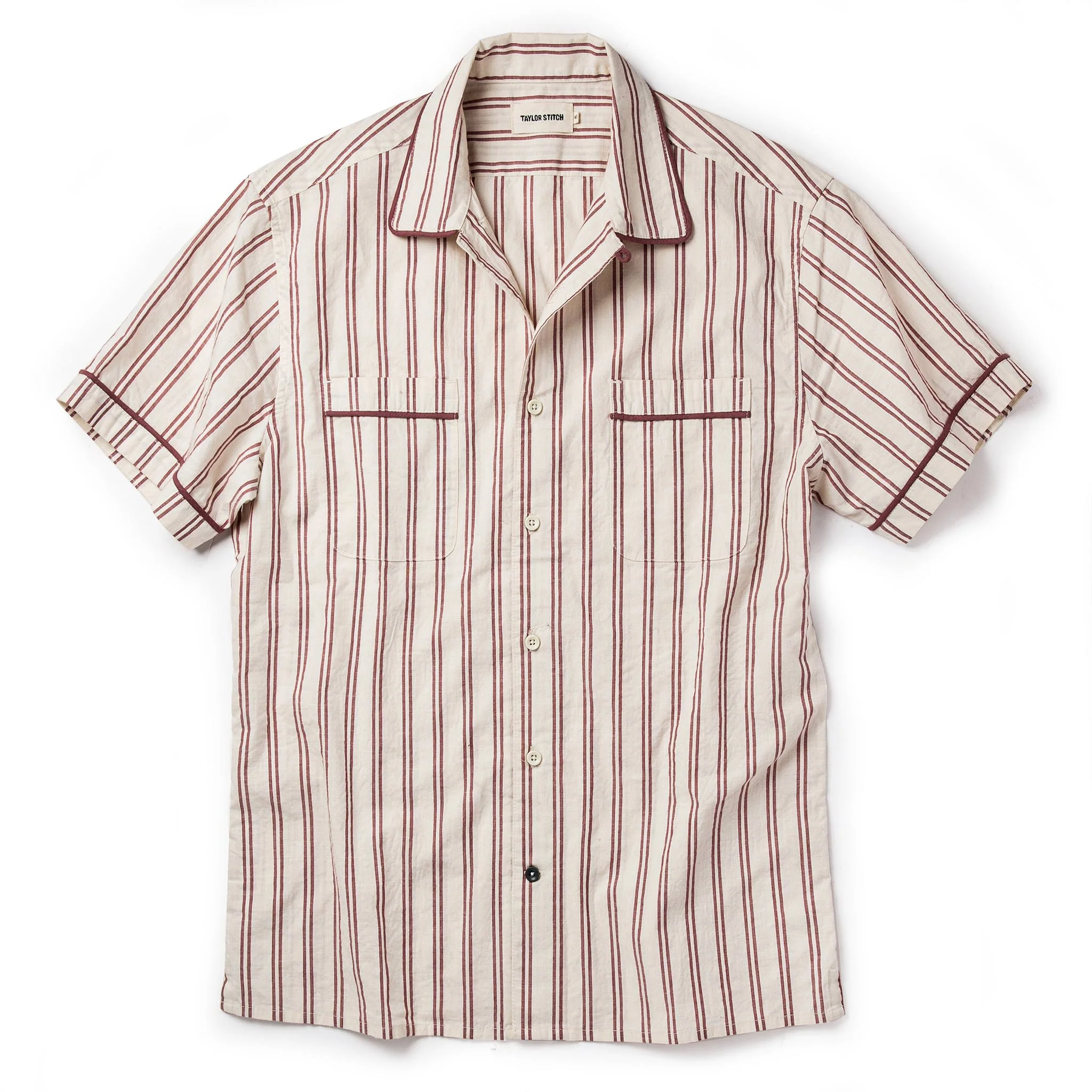 The Tulum in Cranberry Stripe - Image 7