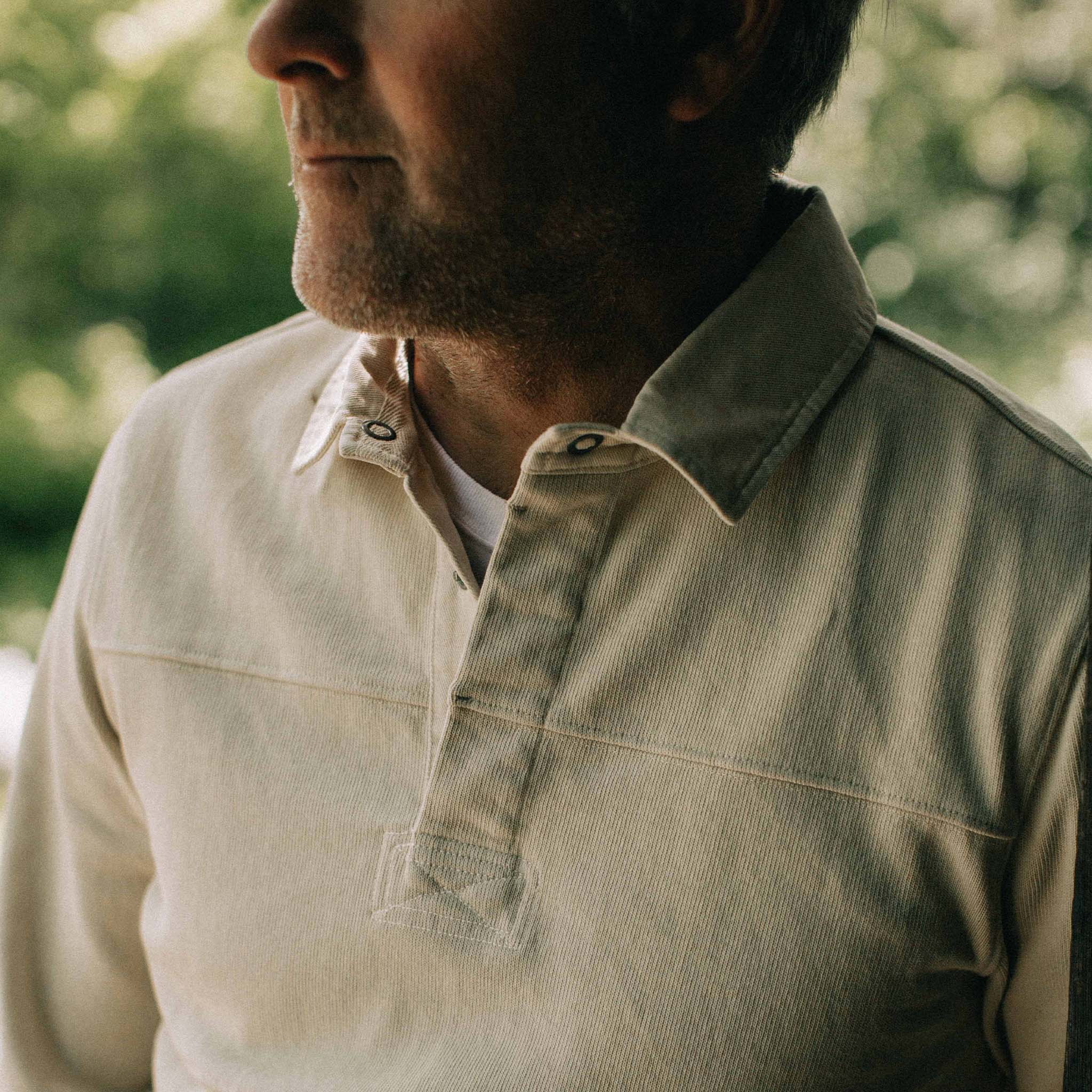 The Turnover Shirt in Washed Natural - Image 3