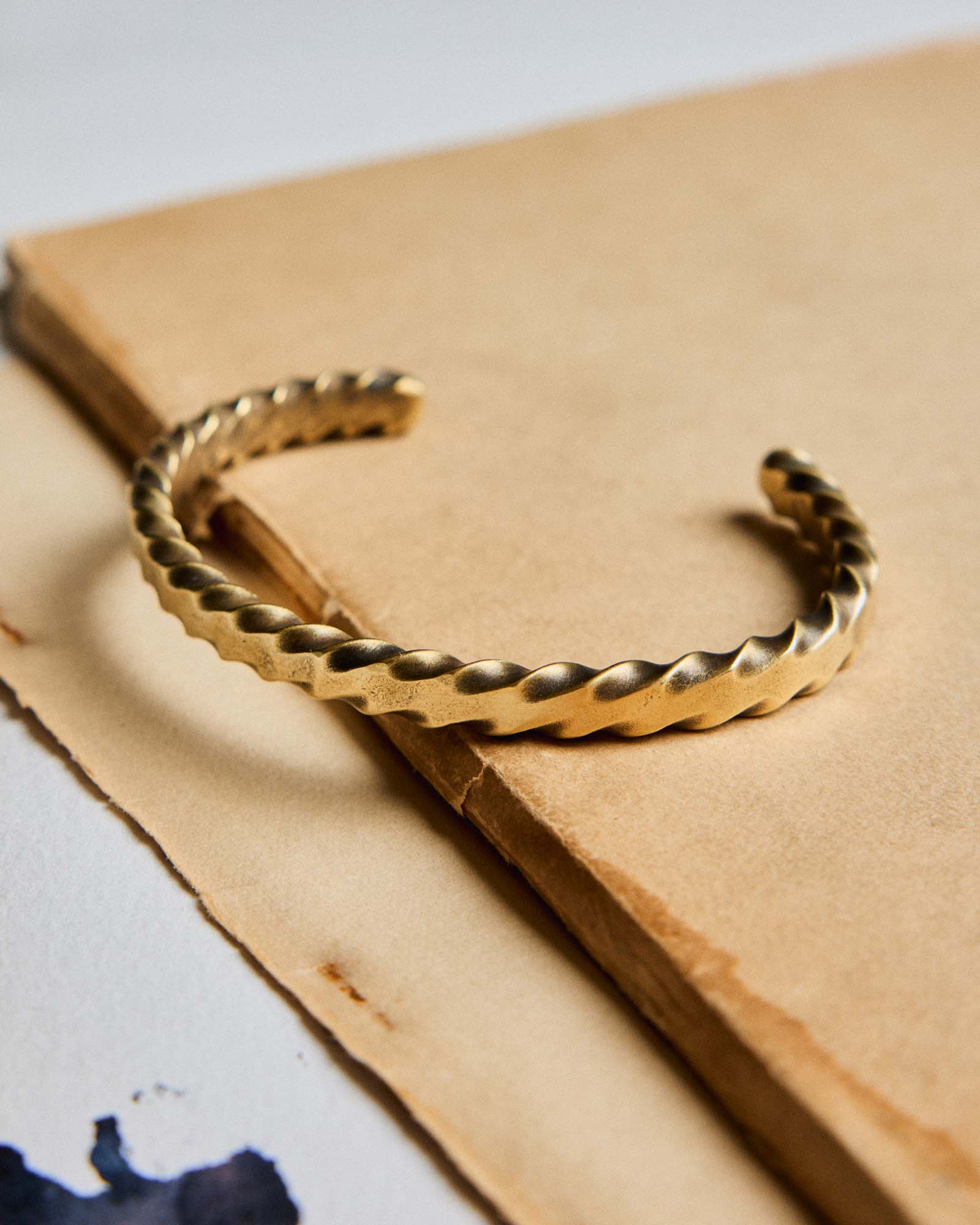 The Twisted Cuff in Brass - Image 2