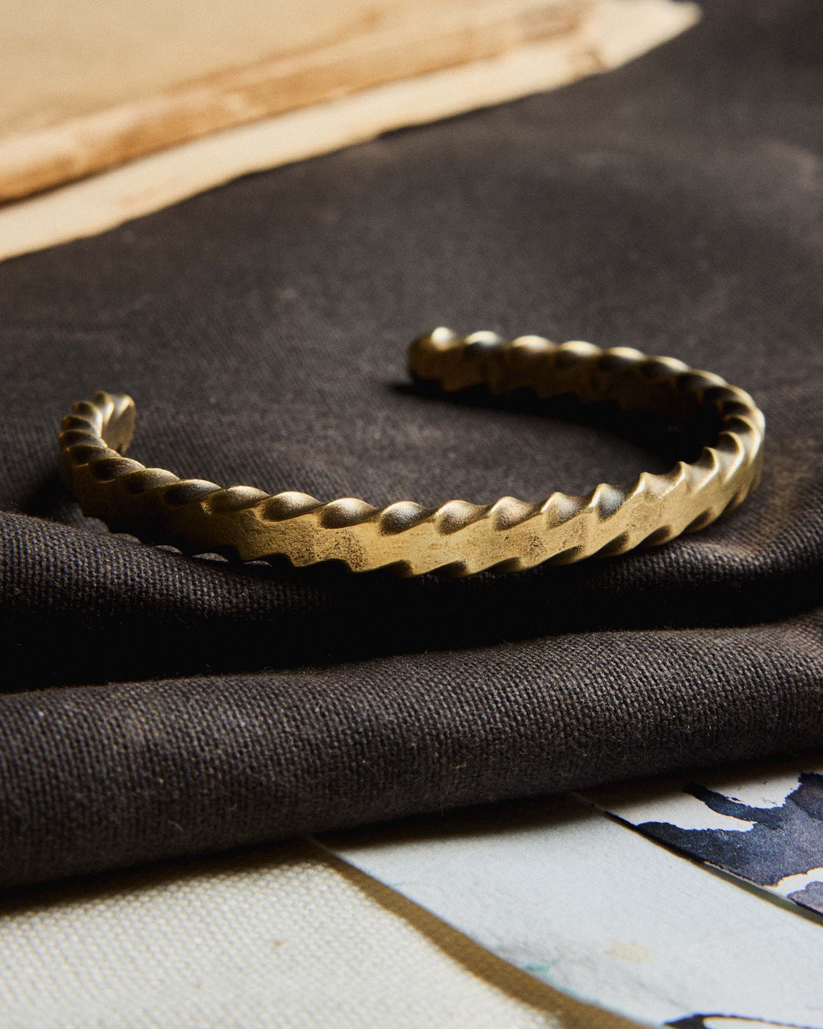 The Twisted Cuff in Brass - Image 3