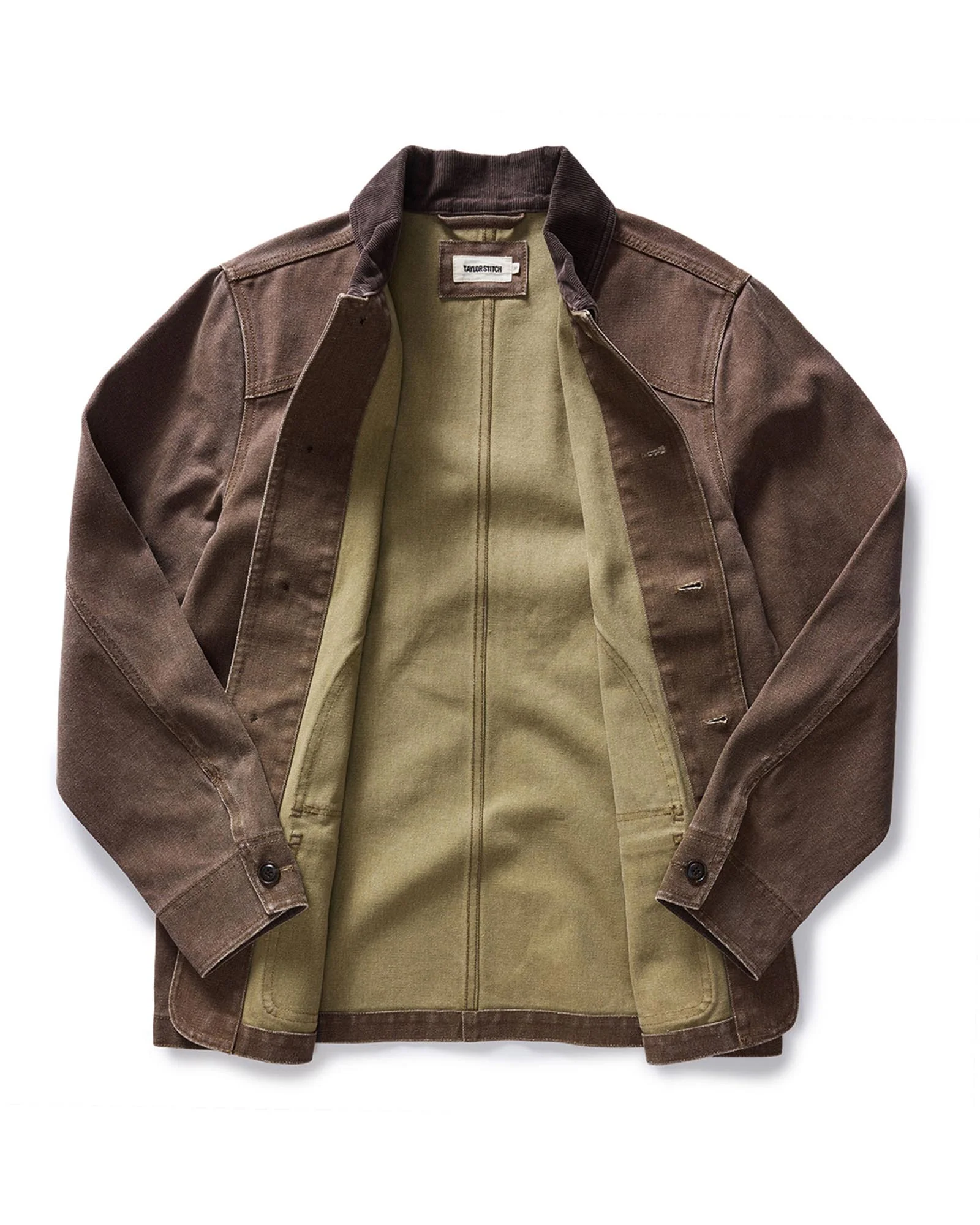 The Upland Jacket in Aged Penny Chipped Canvas - Image 7