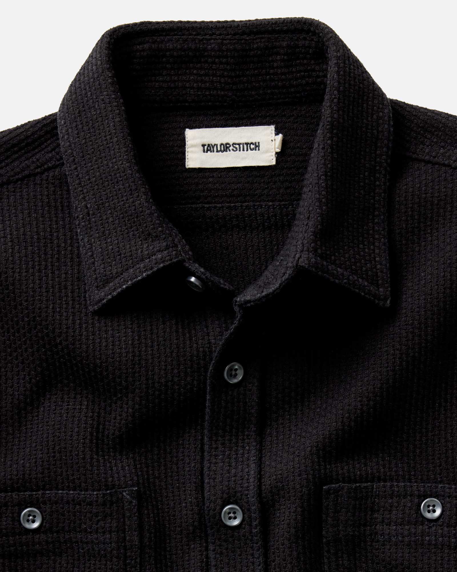 The Utility Shirt in Black Indigo Sashiko - Image 4