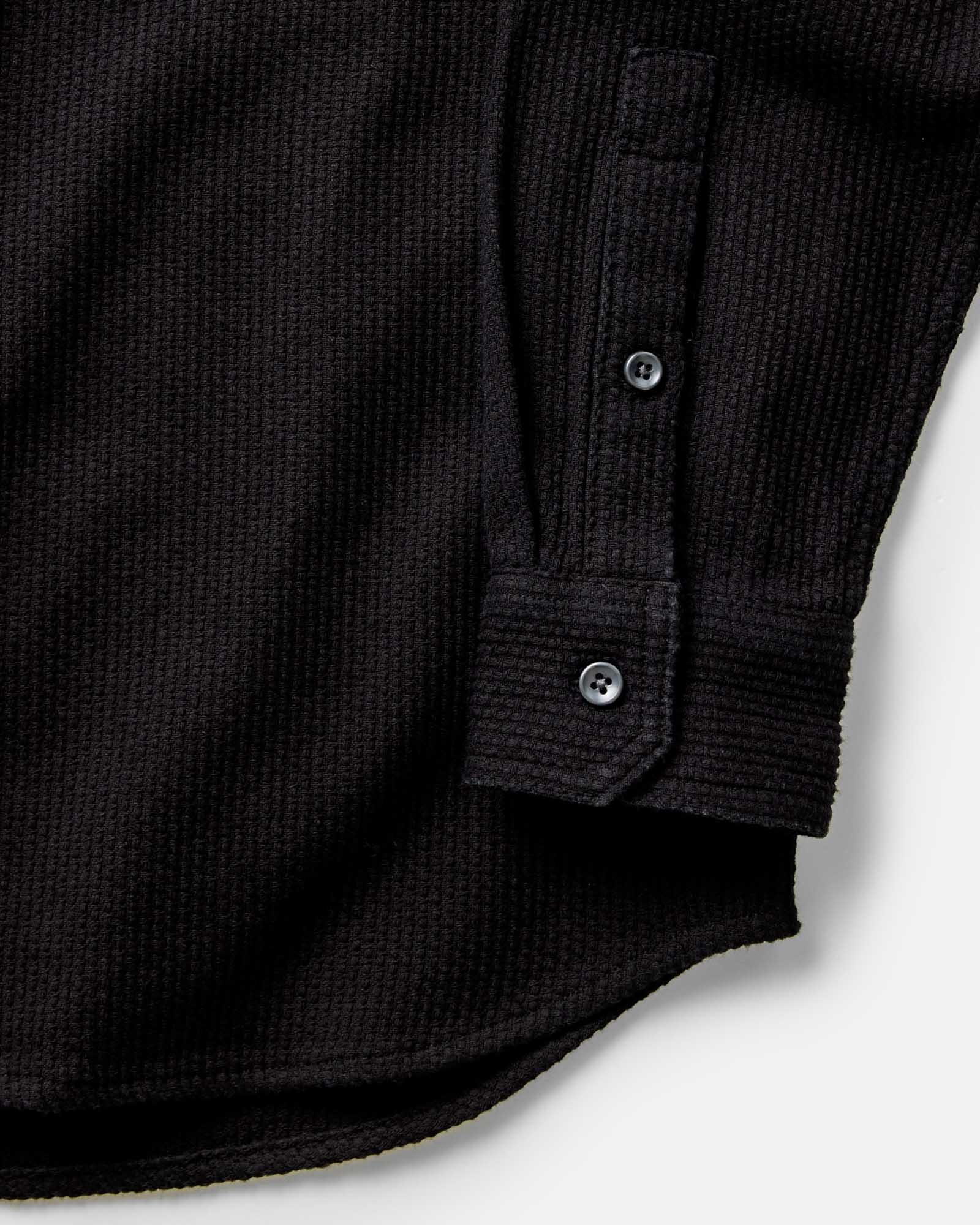The Utility Shirt in Black Indigo Sashiko - Image 6
