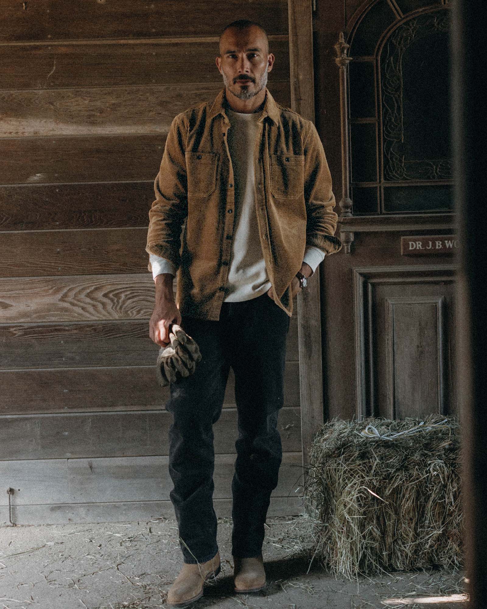 The Utility Shirt in Bourbon Corduroy - Image 2