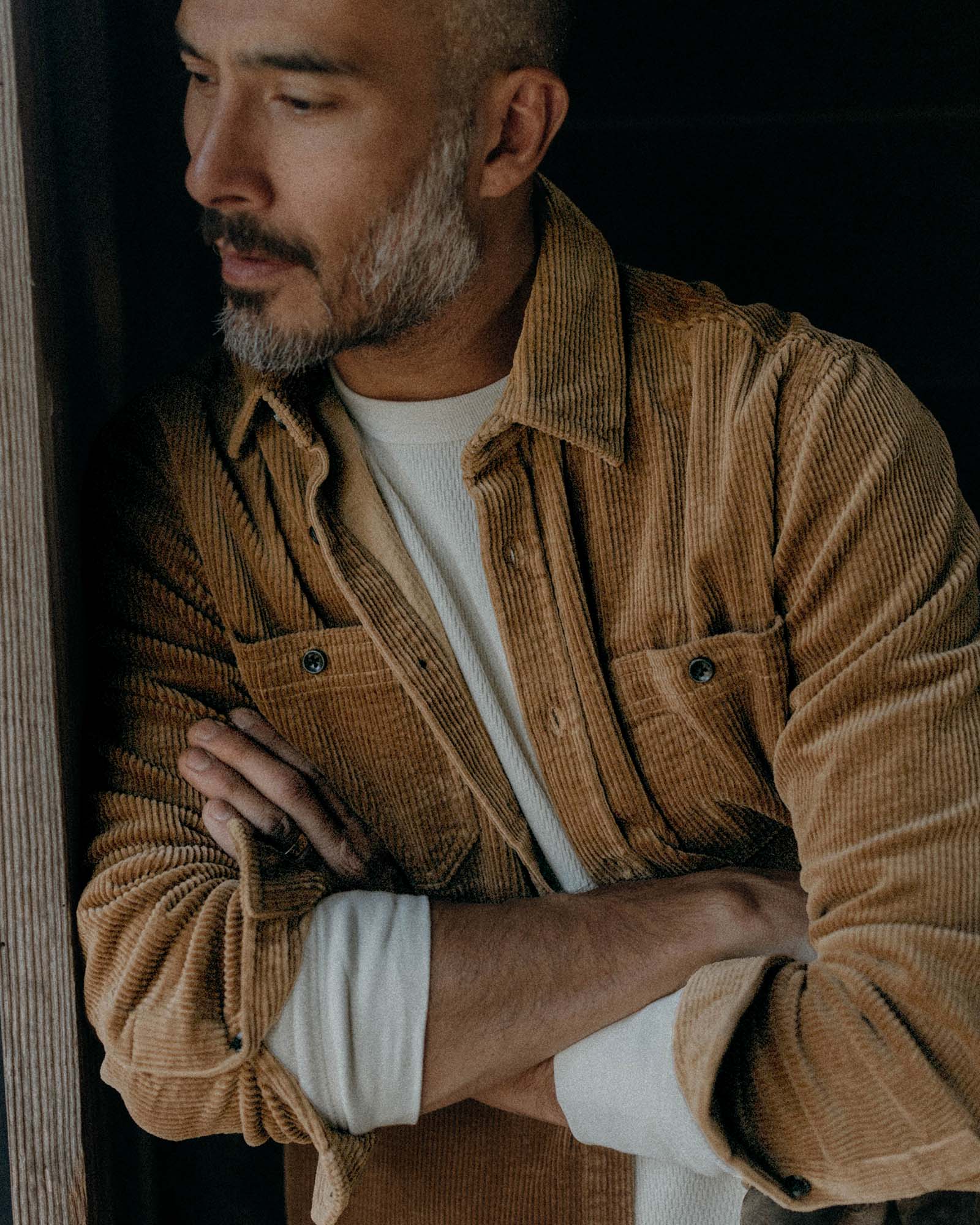 The Utility Shirt in Bourbon Corduroy - Image 3