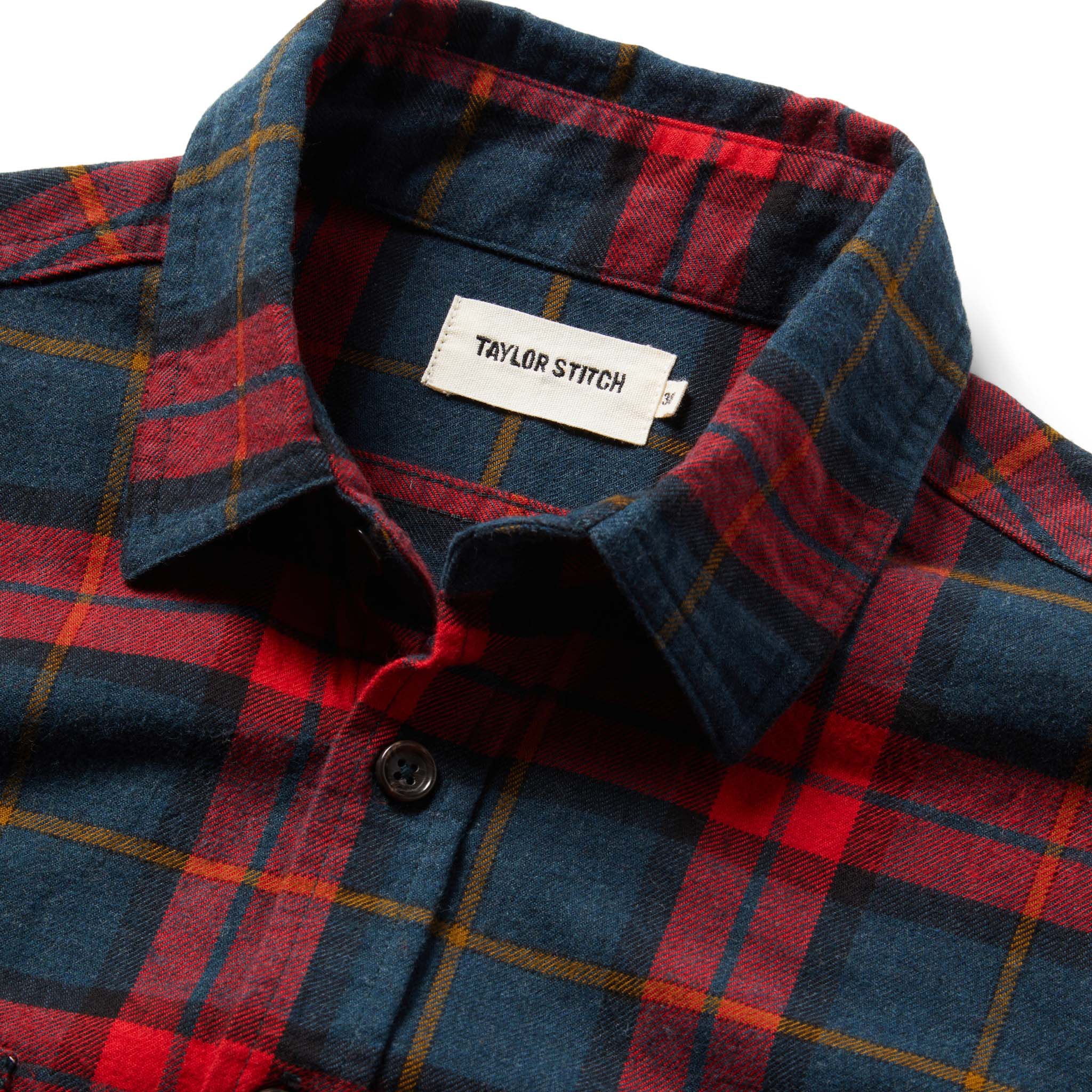 The Utility Shirt in Brushed Red Plaid - Image 6