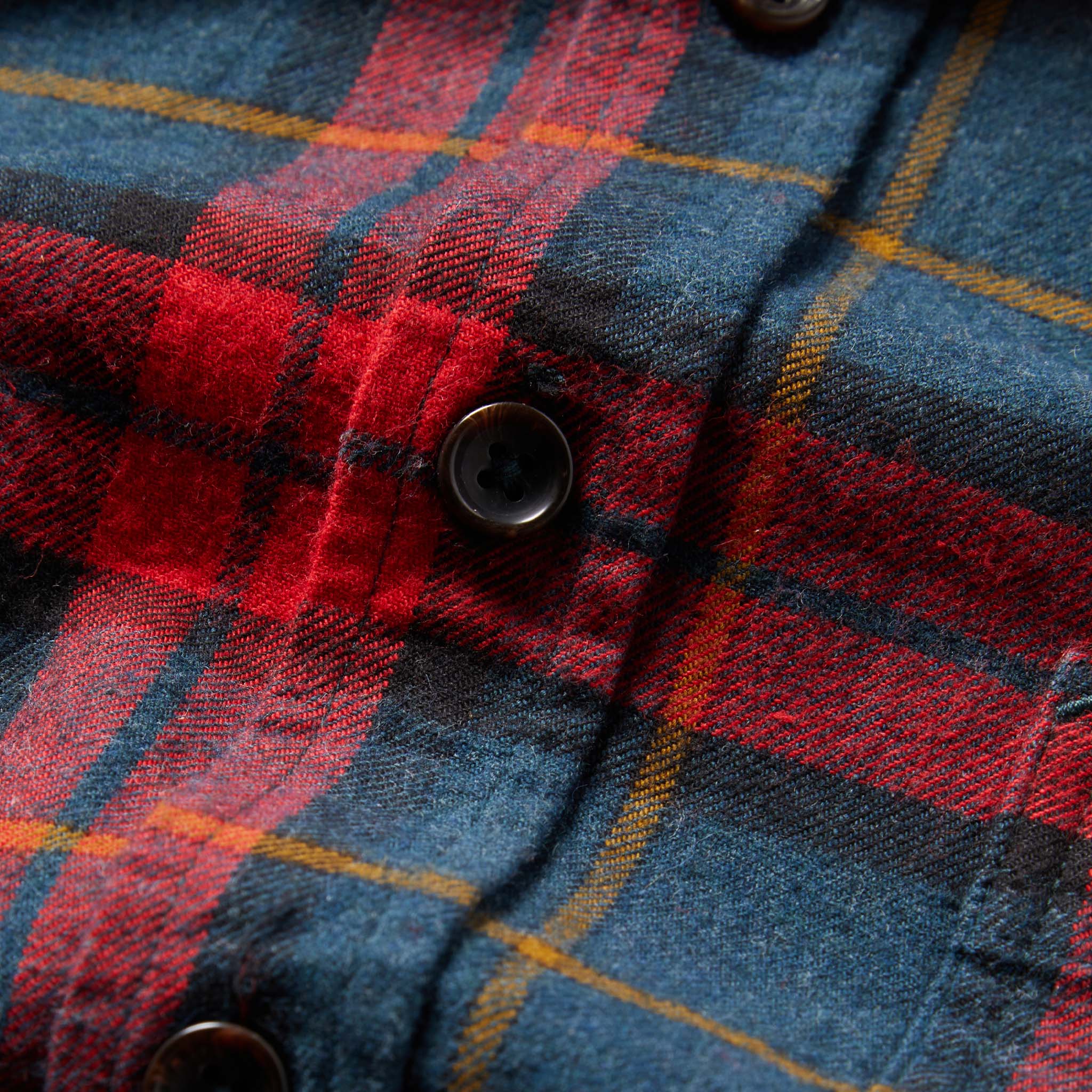 The Utility Shirt in Brushed Red Plaid - Image 7
