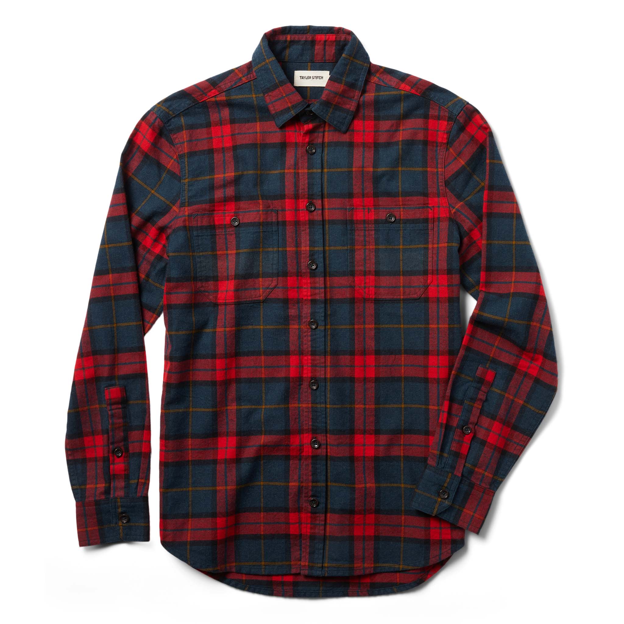 The Utility Shirt in Brushed Red Plaid - Image 9