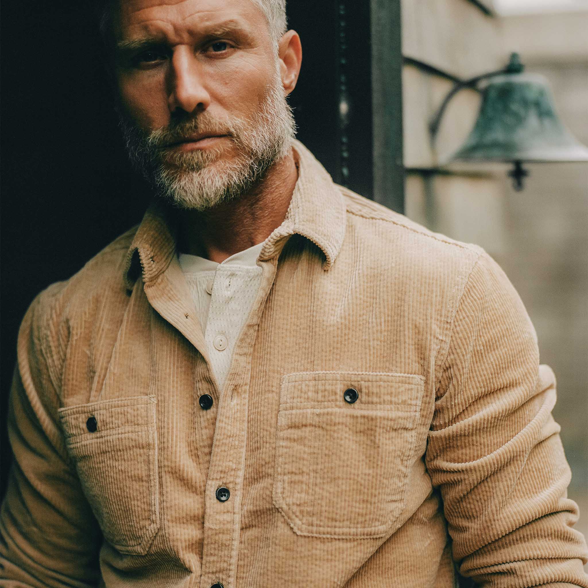 The Utility Shirt in Camel Corduroy - Image 2