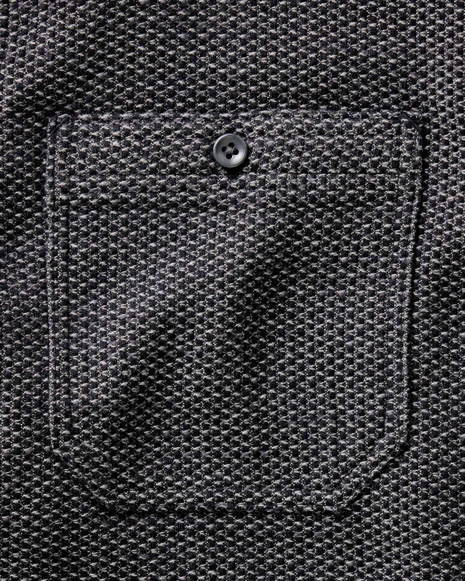 The Utility Shirt in Charcoal Sashiko - Image 5