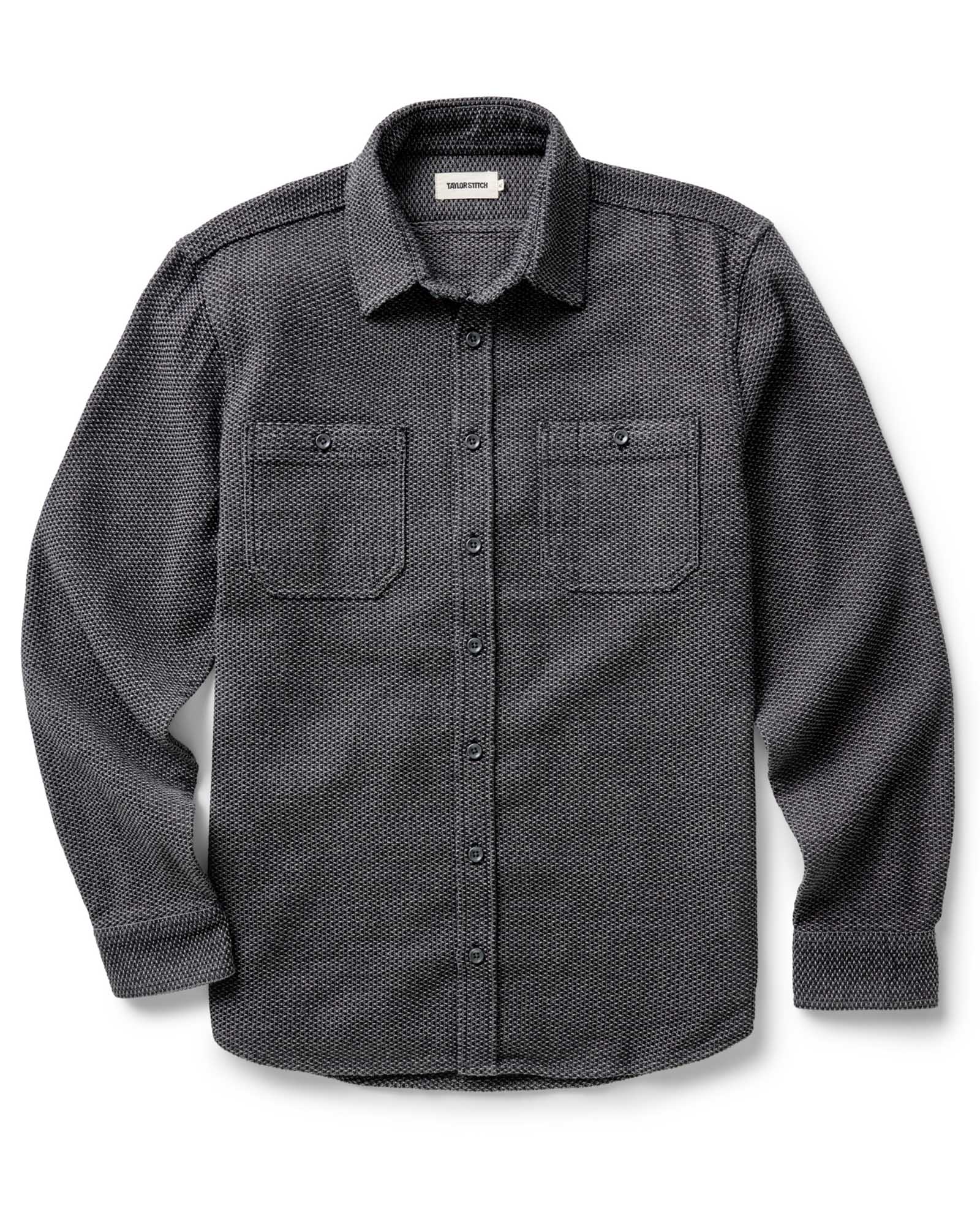 The Utility Shirt in Charcoal Sashiko - Image 8