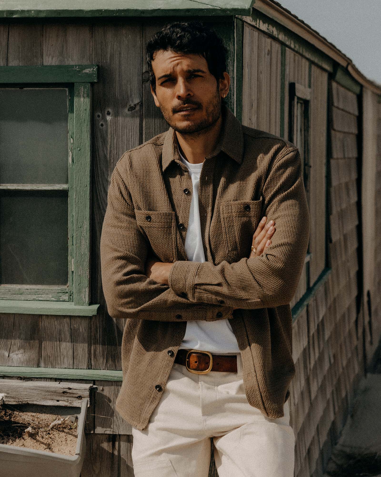 The Utility Shirt in Cypress Sashiko - Image 2