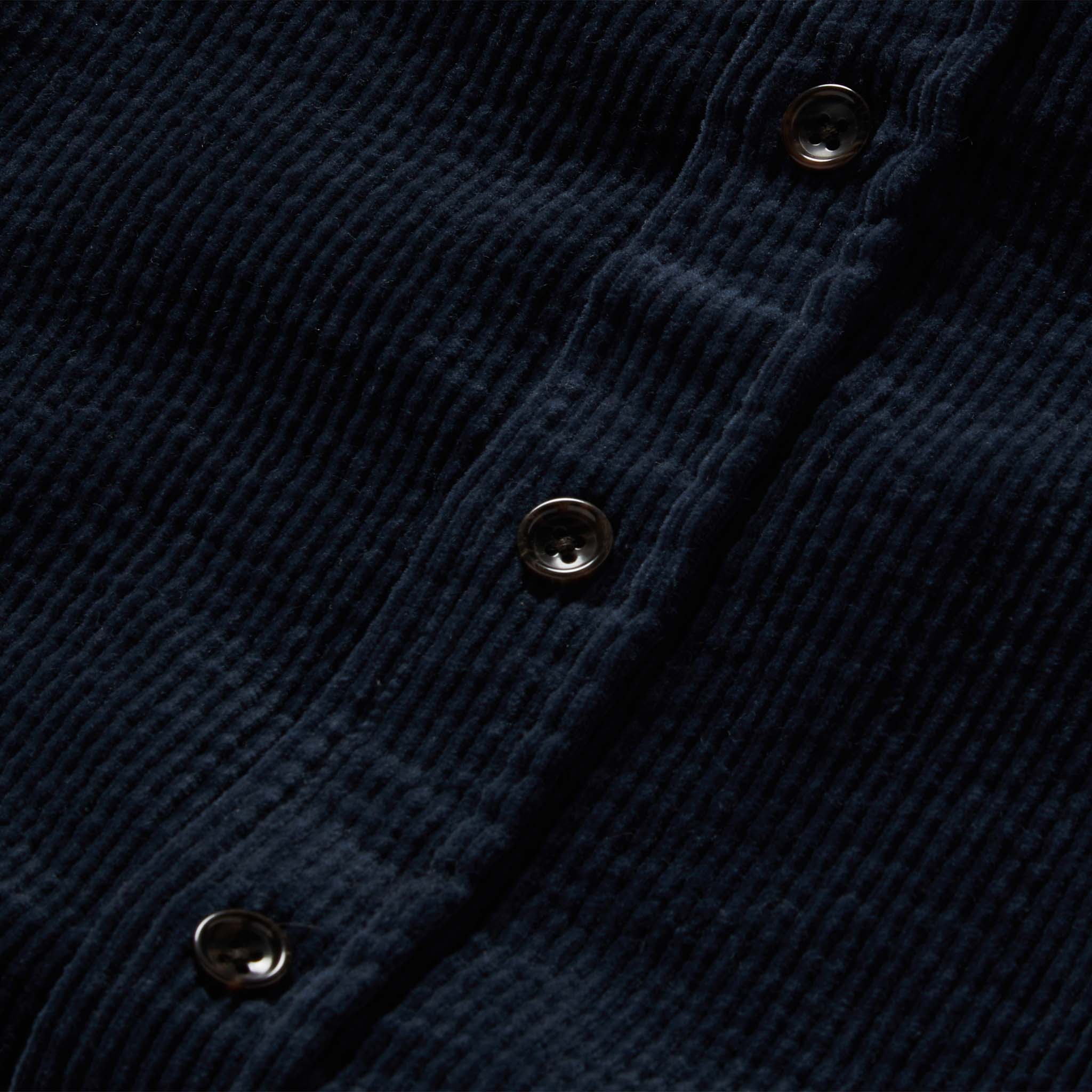 The Utility Shirt in Dark Navy Crepe Cord - Image 8