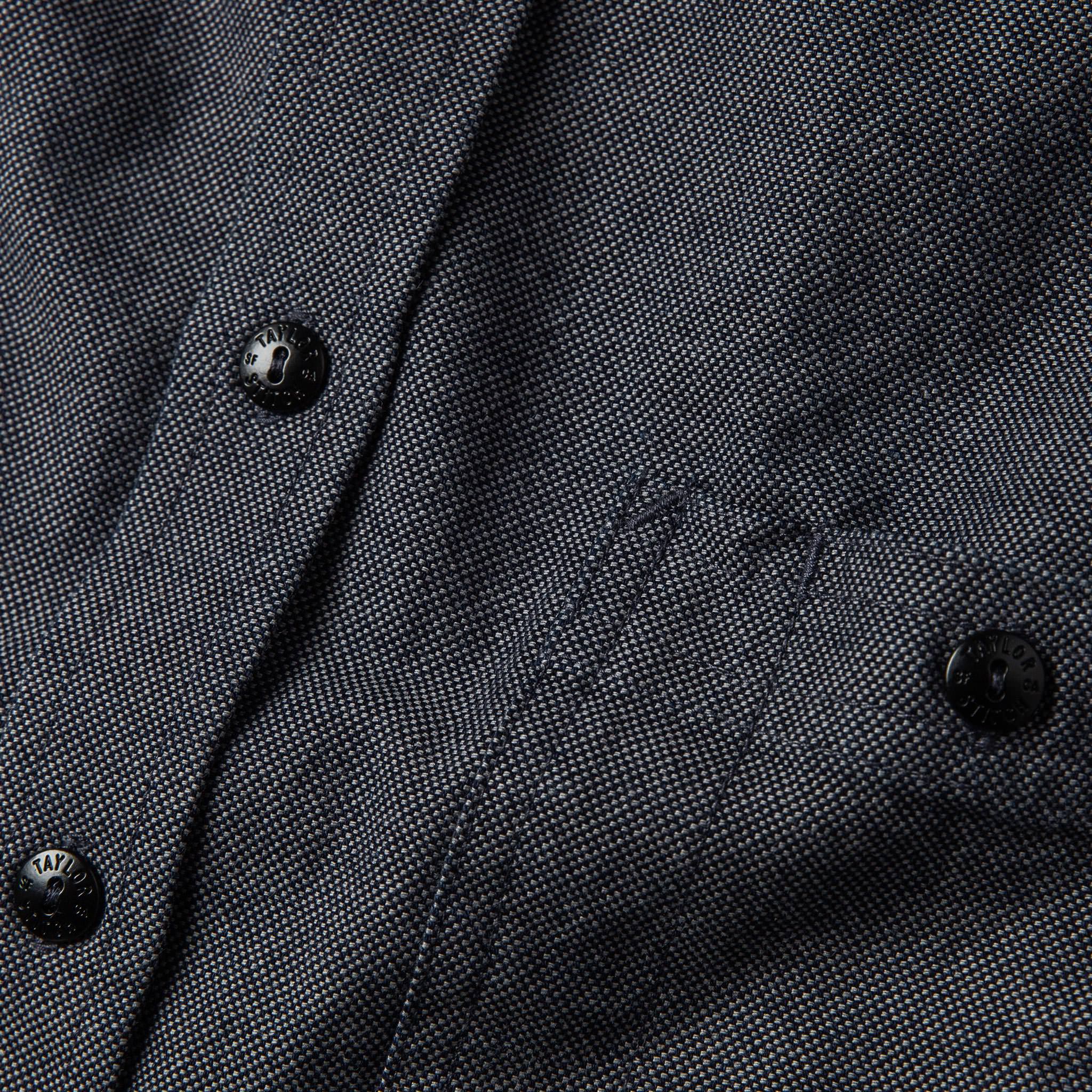 The Utility Shirt in Indigo Crosshatch - Image 8